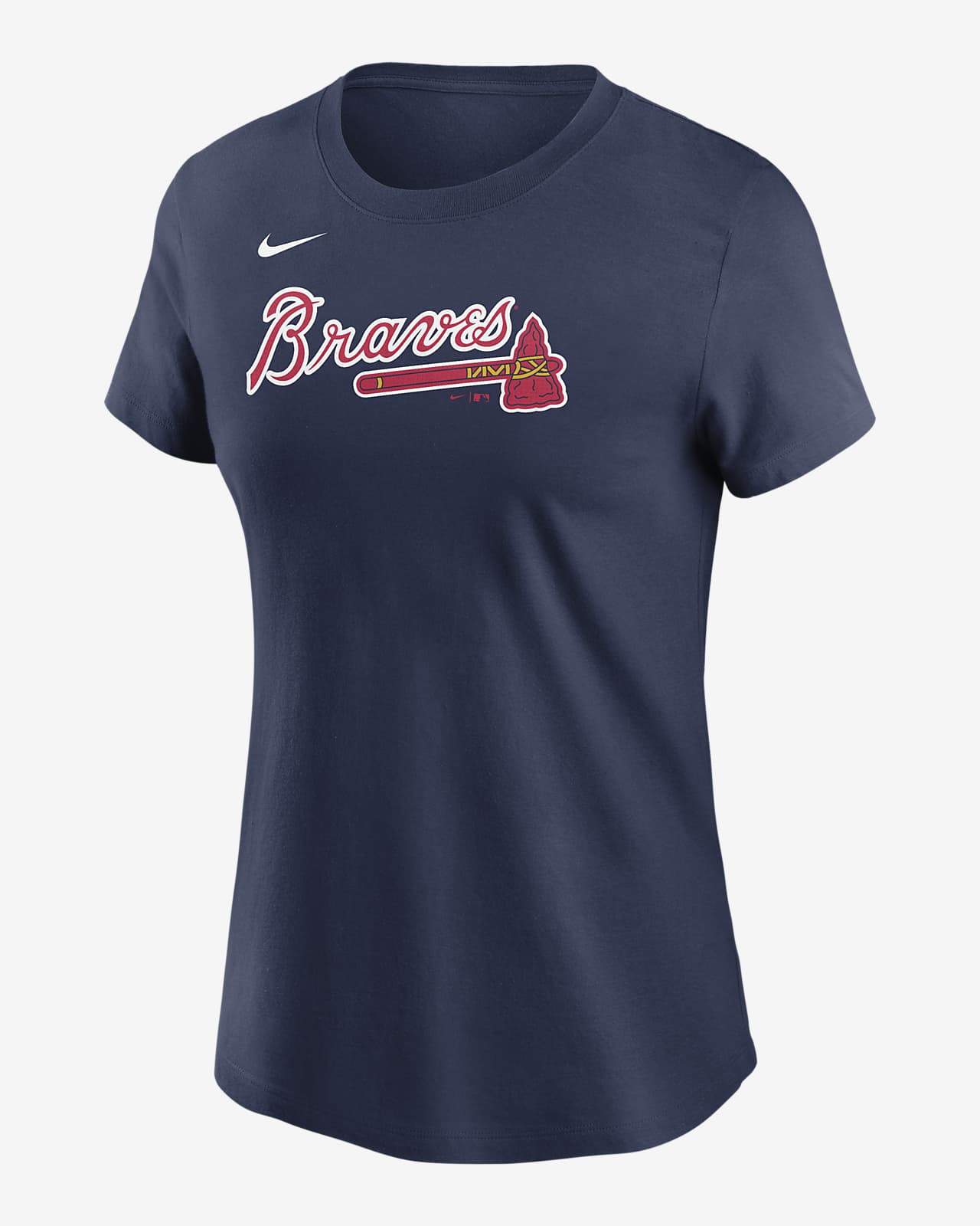 Atlanta Braves Wordmark Women's Nike MLB T-Shirt.