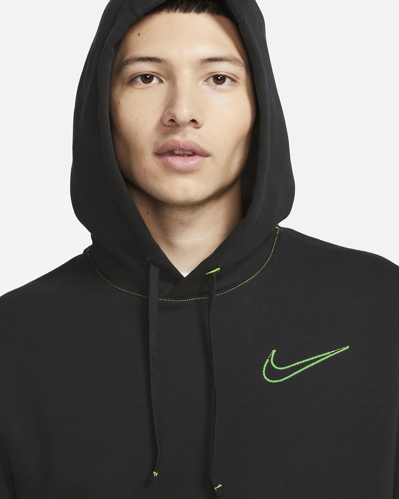nike men's sportswear club jersey pullover hoodie