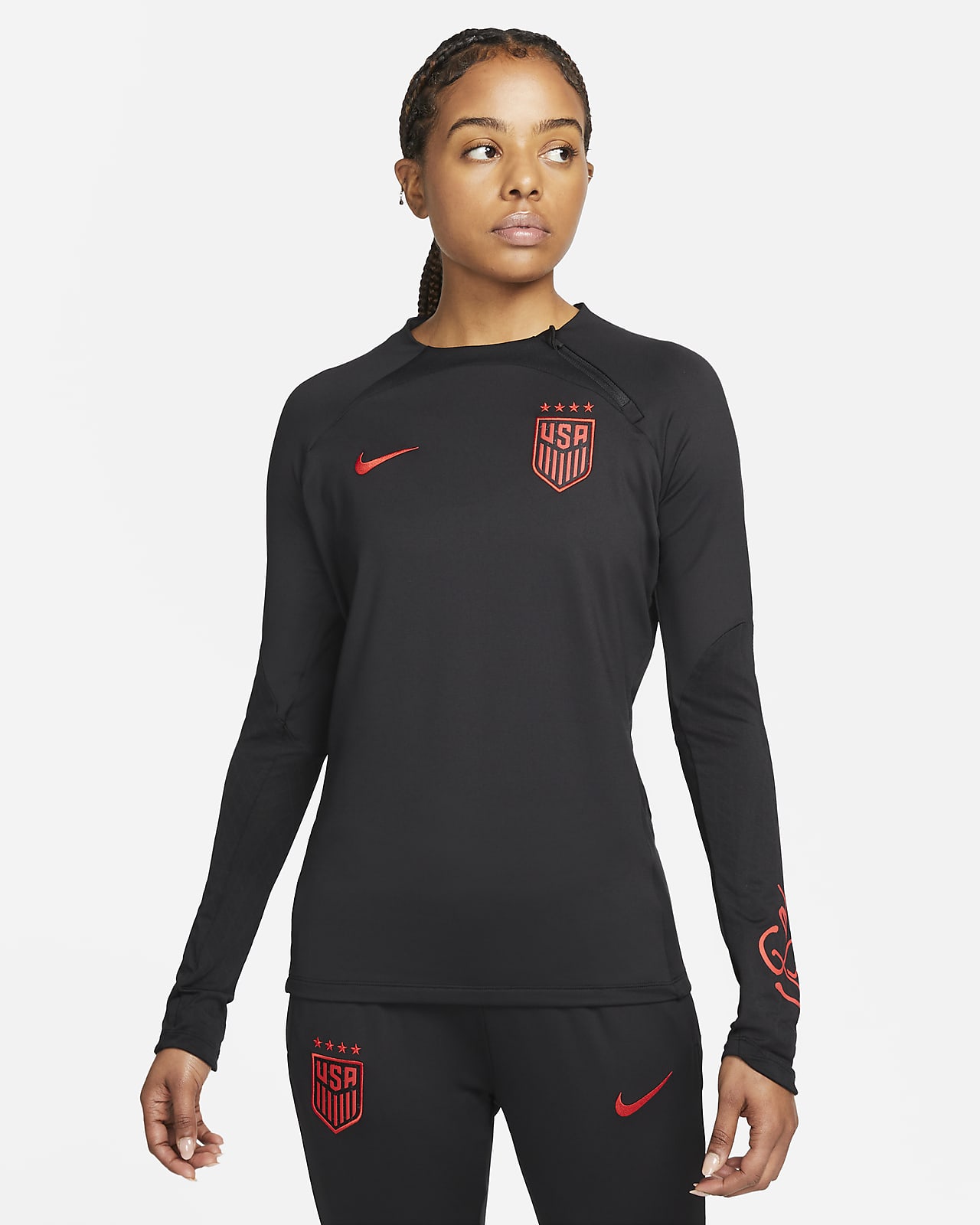 Malabares proporción sustracción U.S. Strike Women's Nike Dri-FIT Knit Soccer Drill Top. Nike.com