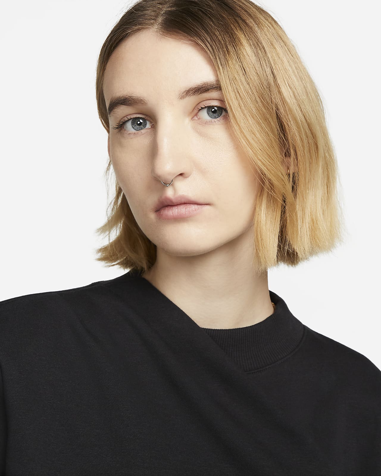 nike grid crew sweatshirt womens