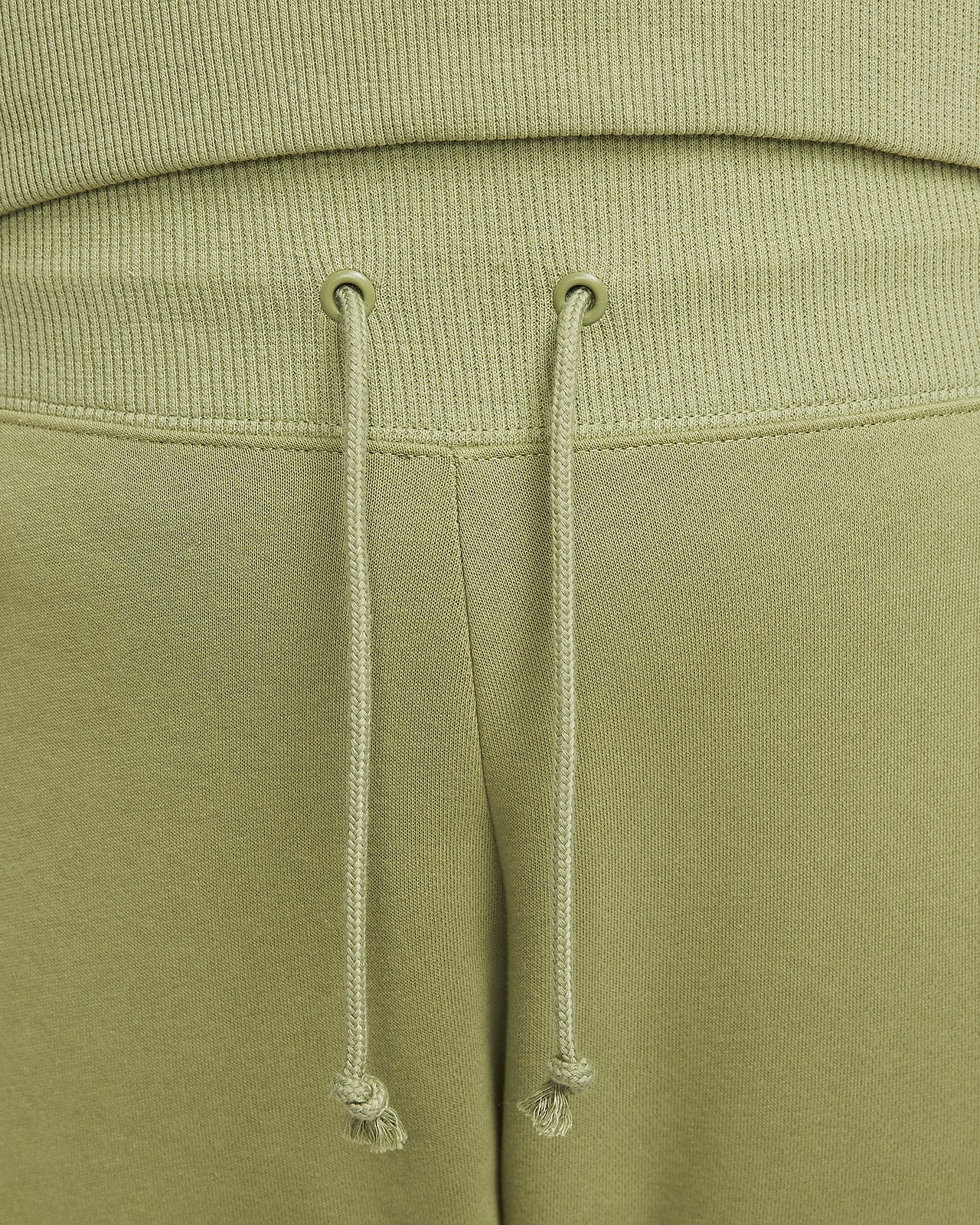 Plus Size Solid Fleece Joggers - Olive