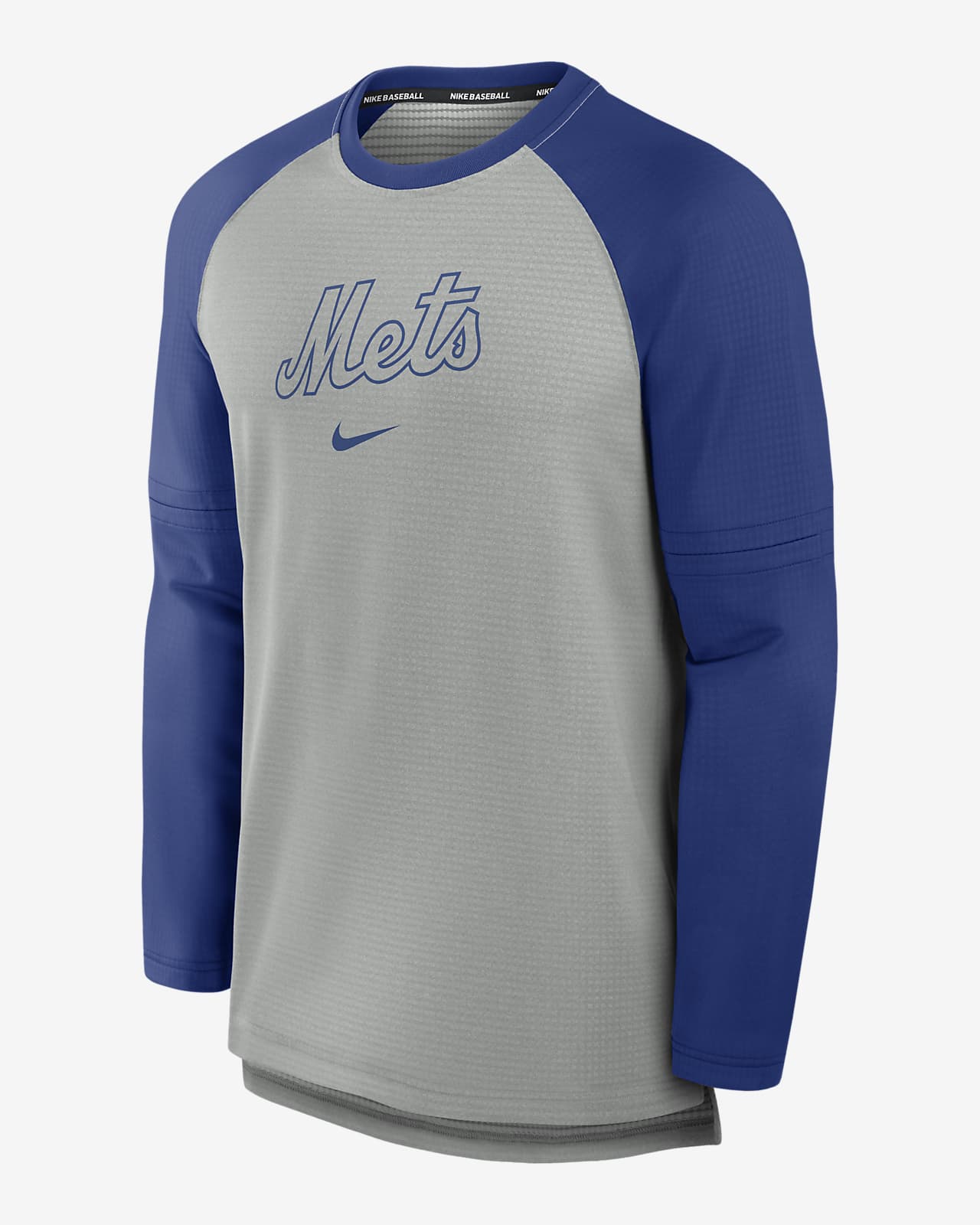 New York Mets Authentic Collection Game Time Men's Nike Breathe MLB Long-Sleeve T-Shirt