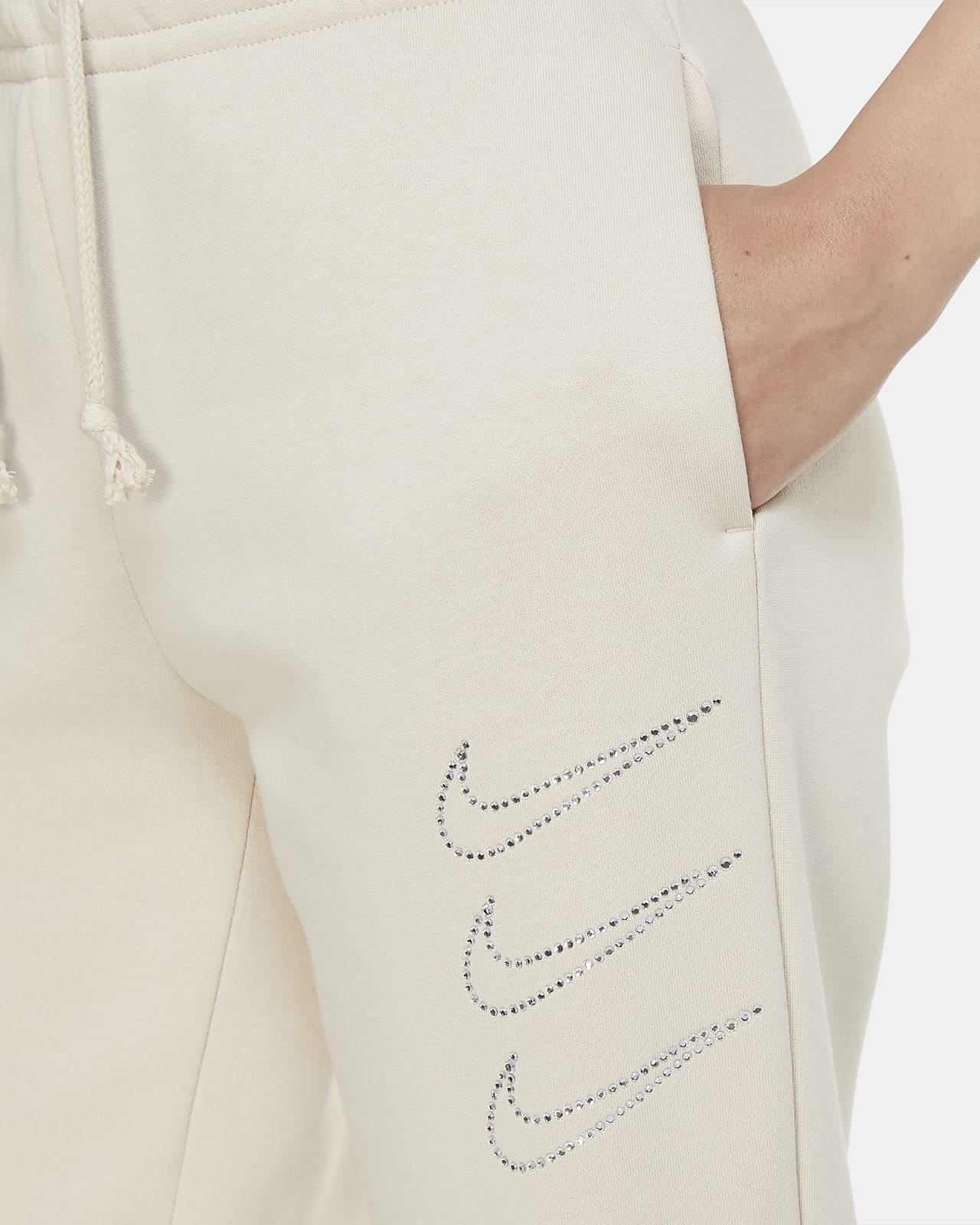 rhinestone nike joggers