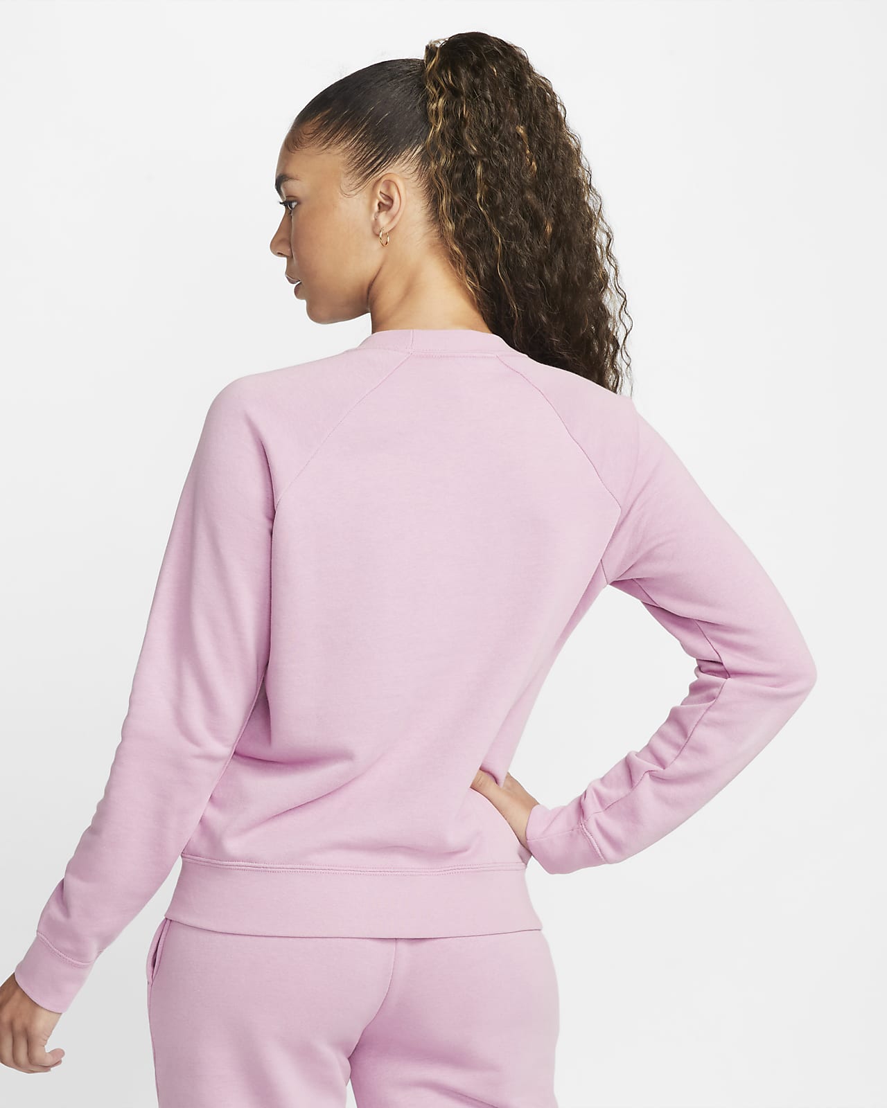 nike women's sportswear heritage fleece sweatshirt