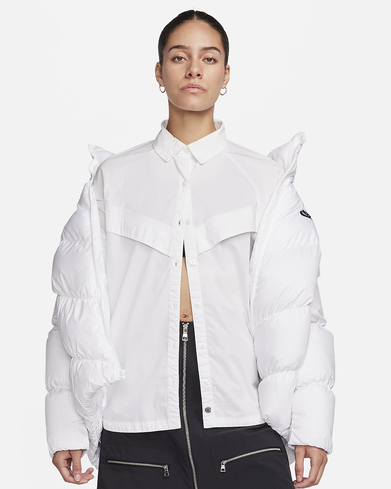 Nike Sportswear Windrunner Therma-FIT Midweight Puffer Jacket Black/Bl