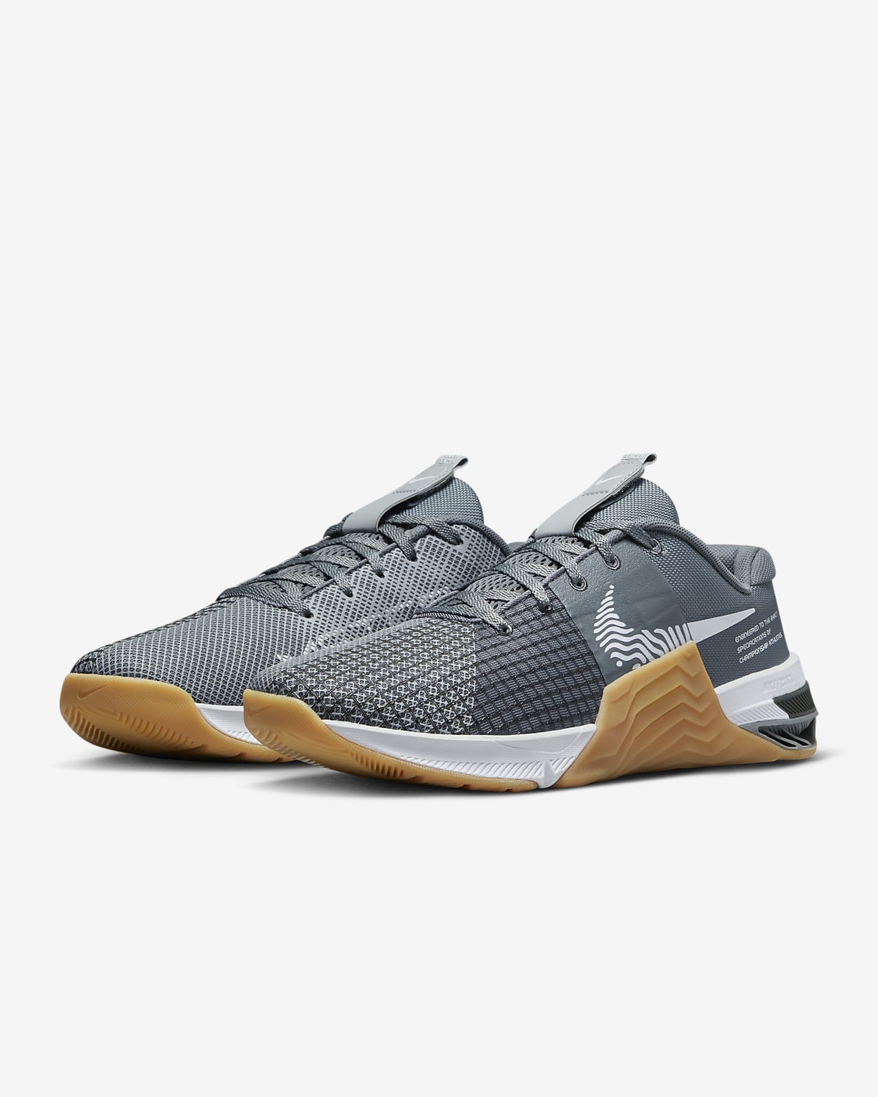 nike metcon grey gum