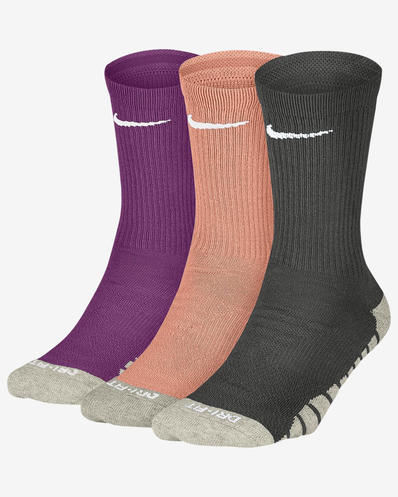 Nike Everyday Max Cushioned Women's Training Crew Socks (3 Pairs)