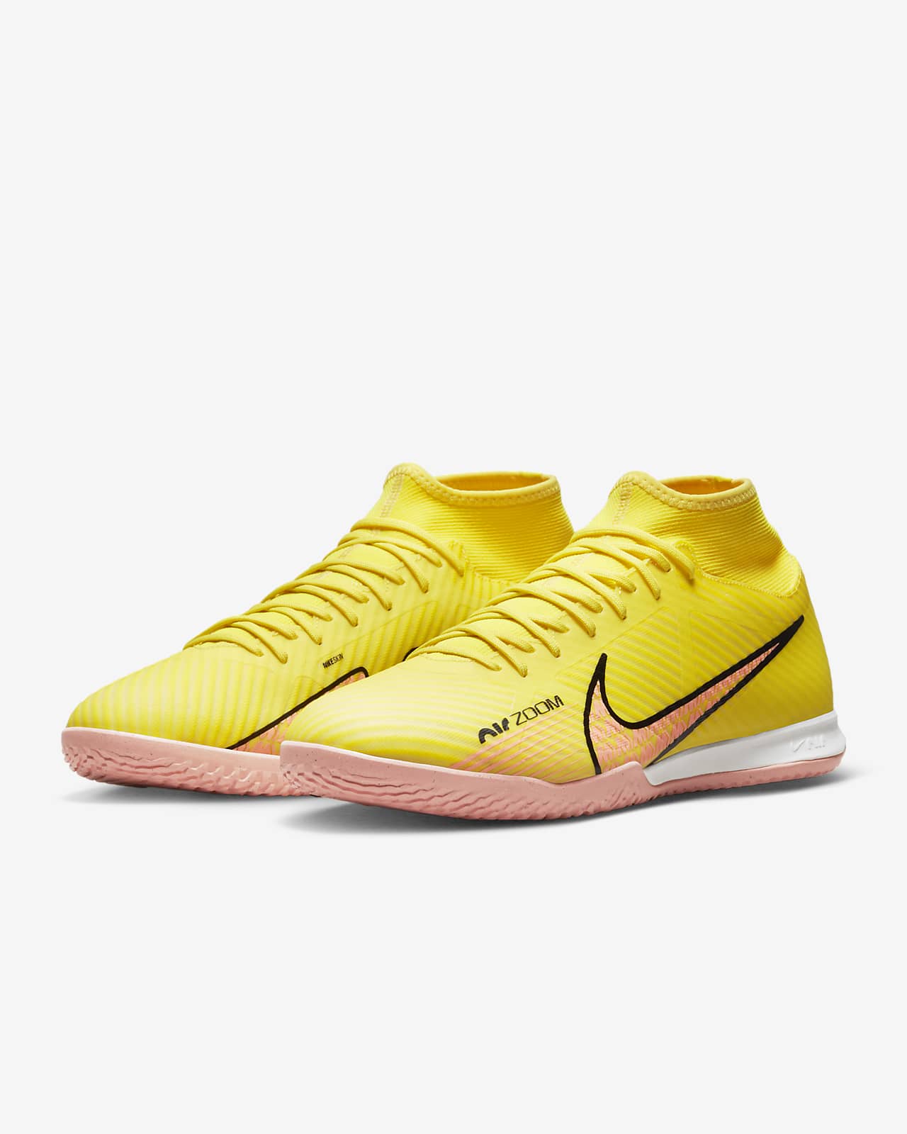 yellow cleats nike