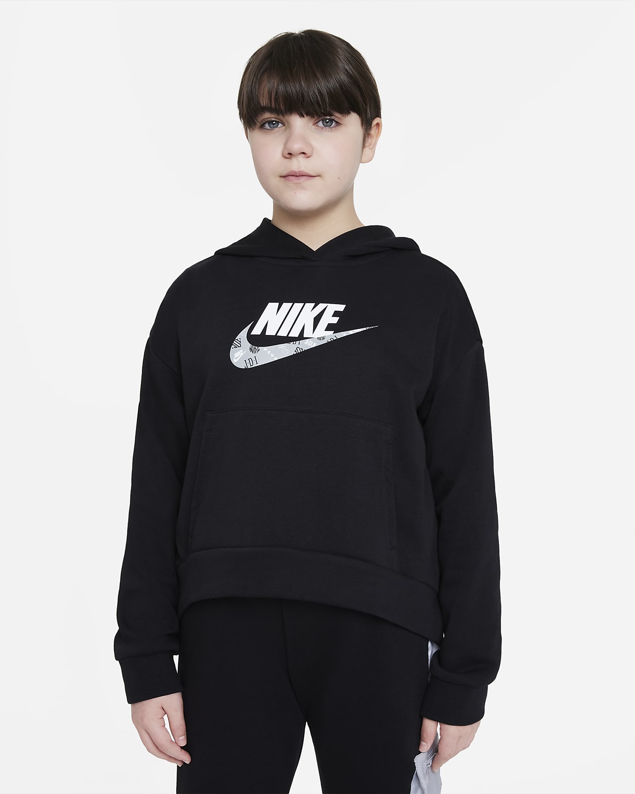 Sudadera nike negra niña Outlet
