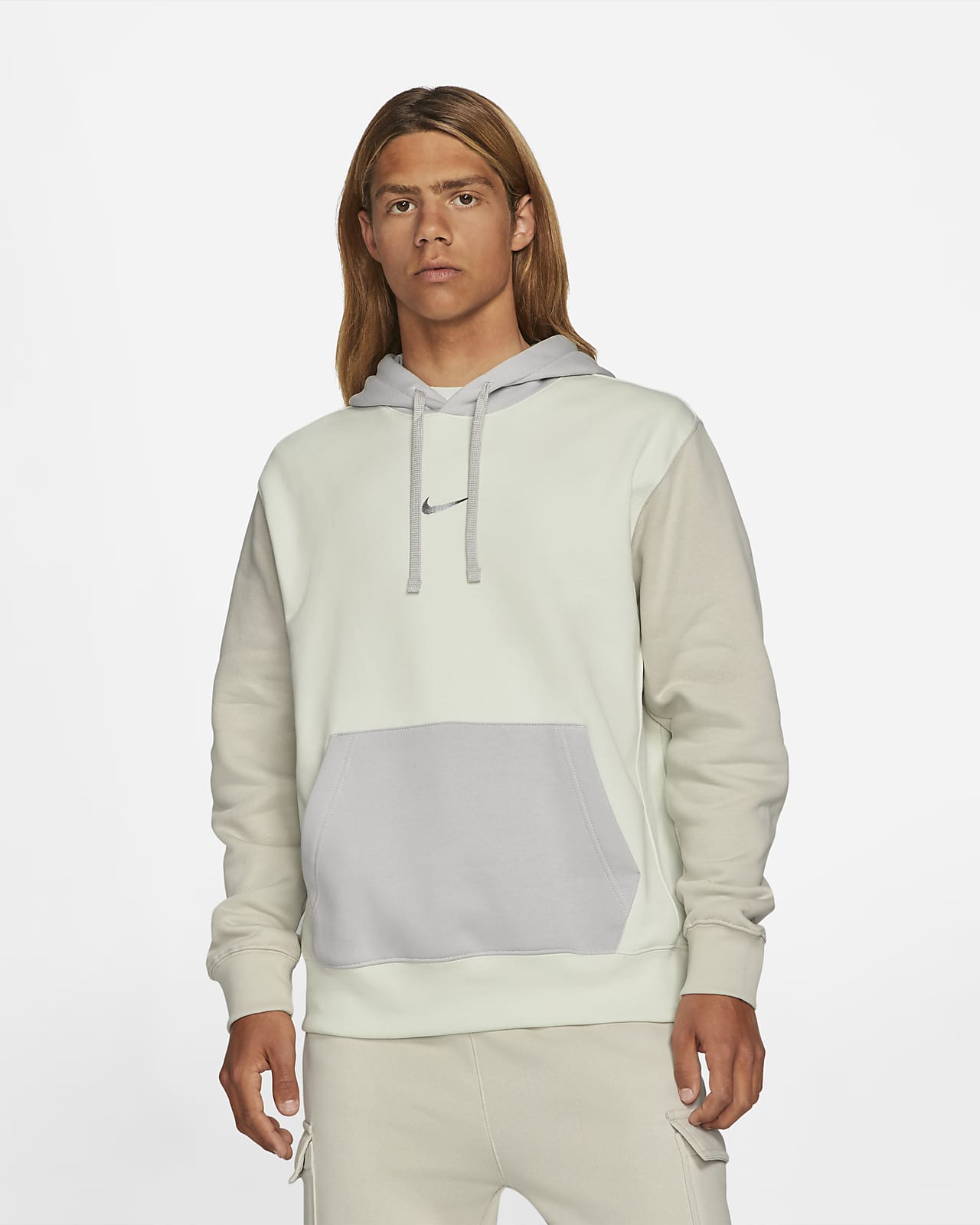 nike sportswear swoosh fleece hoodie
