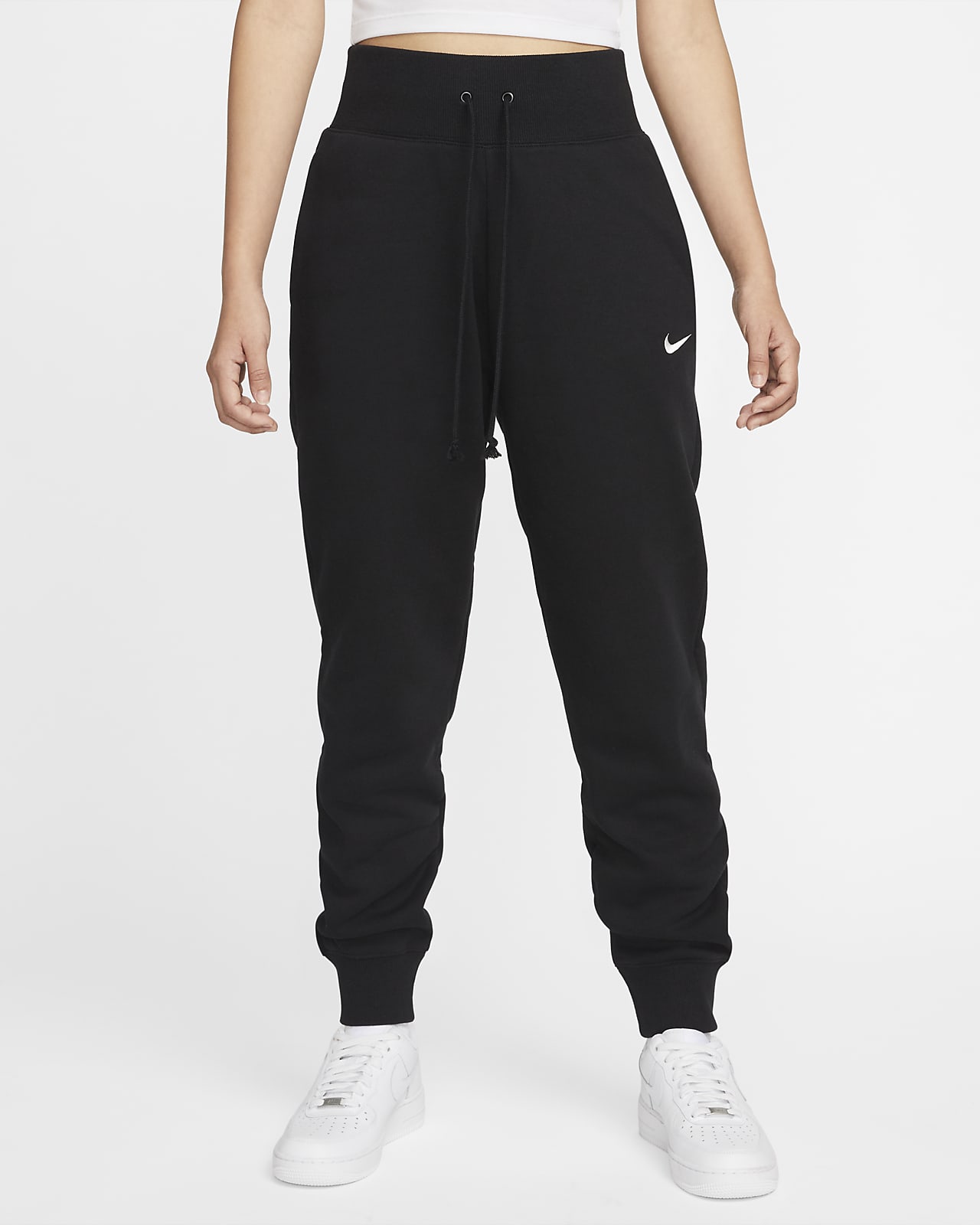Maak een naam negatief Pelagisch Nike Sportswear Phoenix Fleece Joggingbroek met hoge taille voor dames. Nike  NL