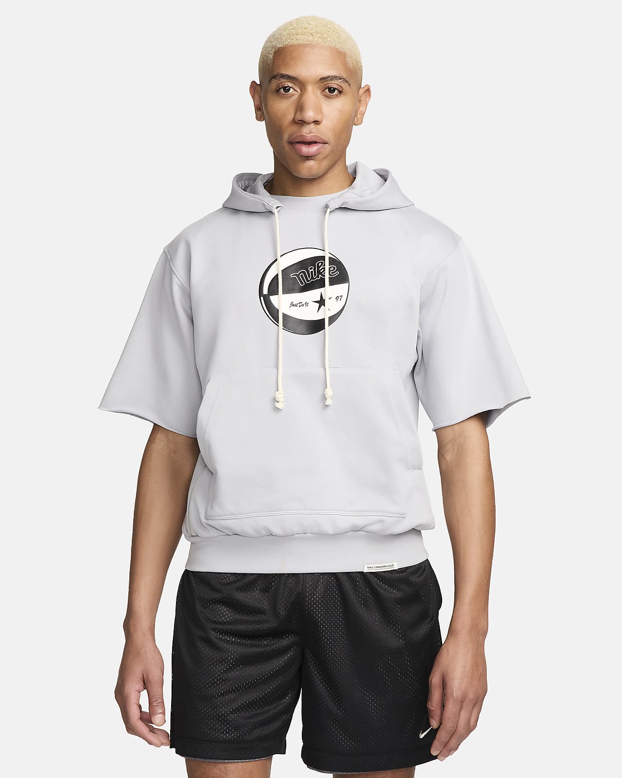Ανδρική κοντομάνικη μπλούζα Dri-FIT με κουκούλα Nike Standard Issue