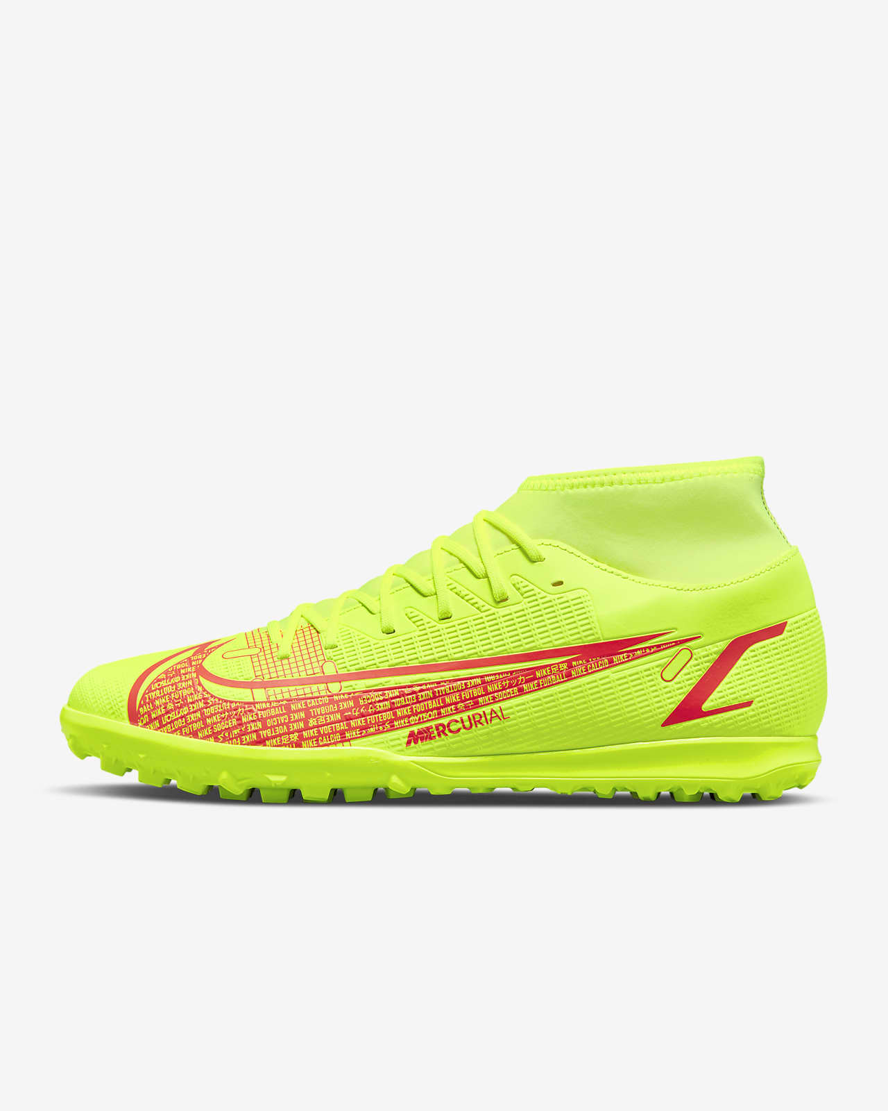 รองเท้าฟุตบอลสำหรับพื้นหญ้าเทียมสั้น Nike Mercurial Superfly 8 Club TF