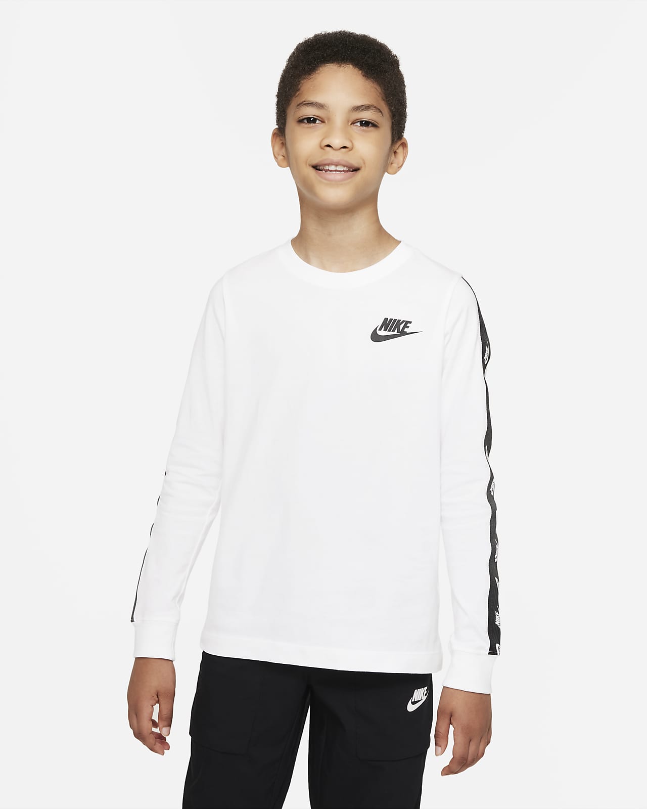 Nike Sportswear T-shirt met lange mouwen voor kids. Nike NL