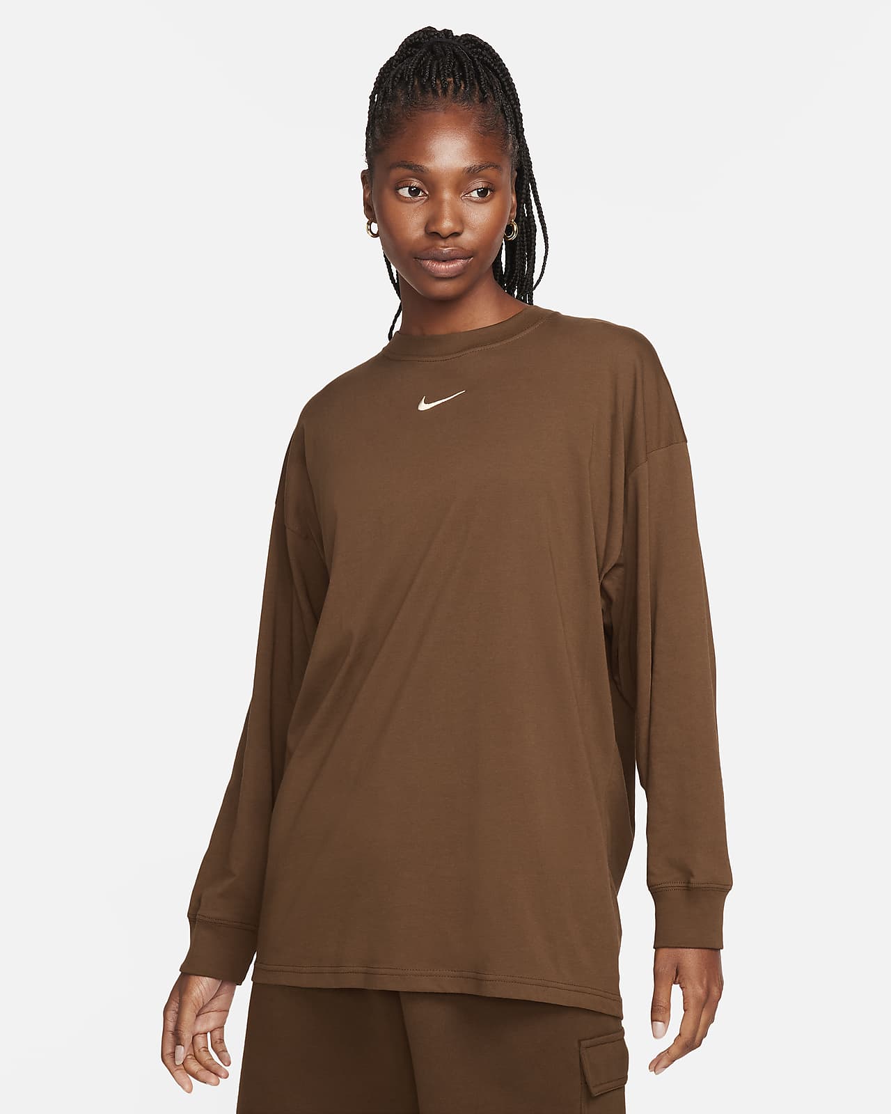 Koszulka damska Nike Ny Df Layer Ss Top czarna CJ9326 010 CJ9326 010, Akcesoria sportowe, Oficjalne archiwum Merkandi