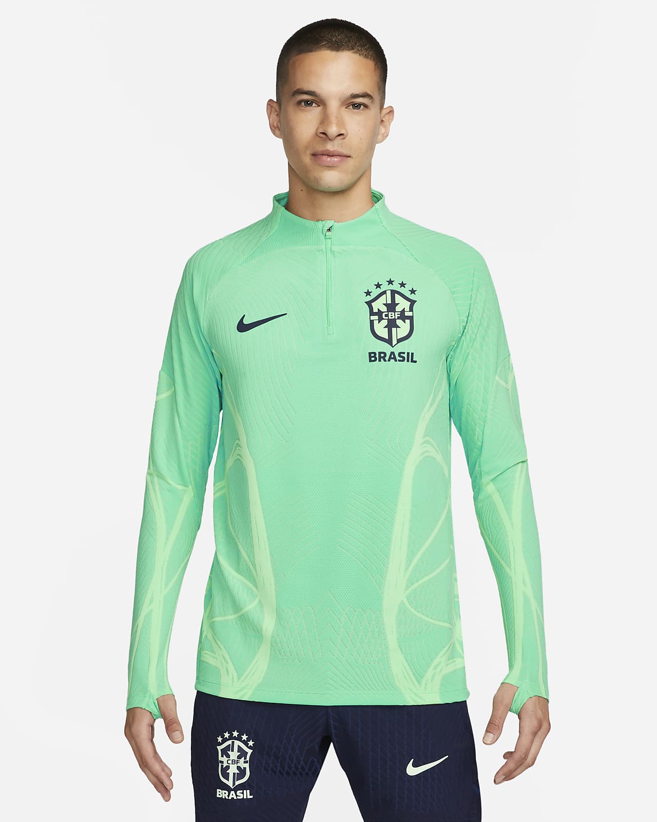 efectivo enchufe Misterio Brazil Strike Elite Camiseta de entrenamiento de fútbol Nike Dri-FIT ADV -  Hombre. Nike ES