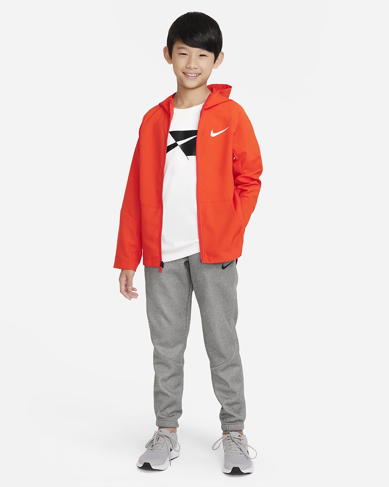 Nike Dri-FIT Older Kids' (Boys') Woven Training Jacket. Nike CA