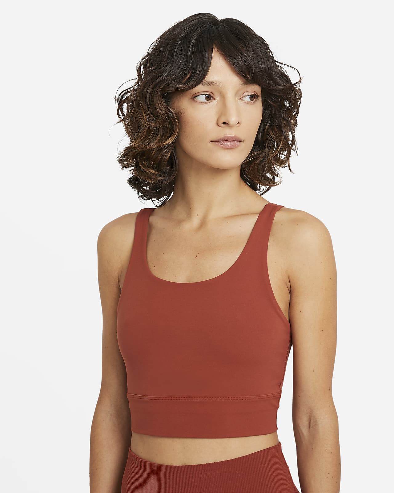 nike yoga luxe crop top