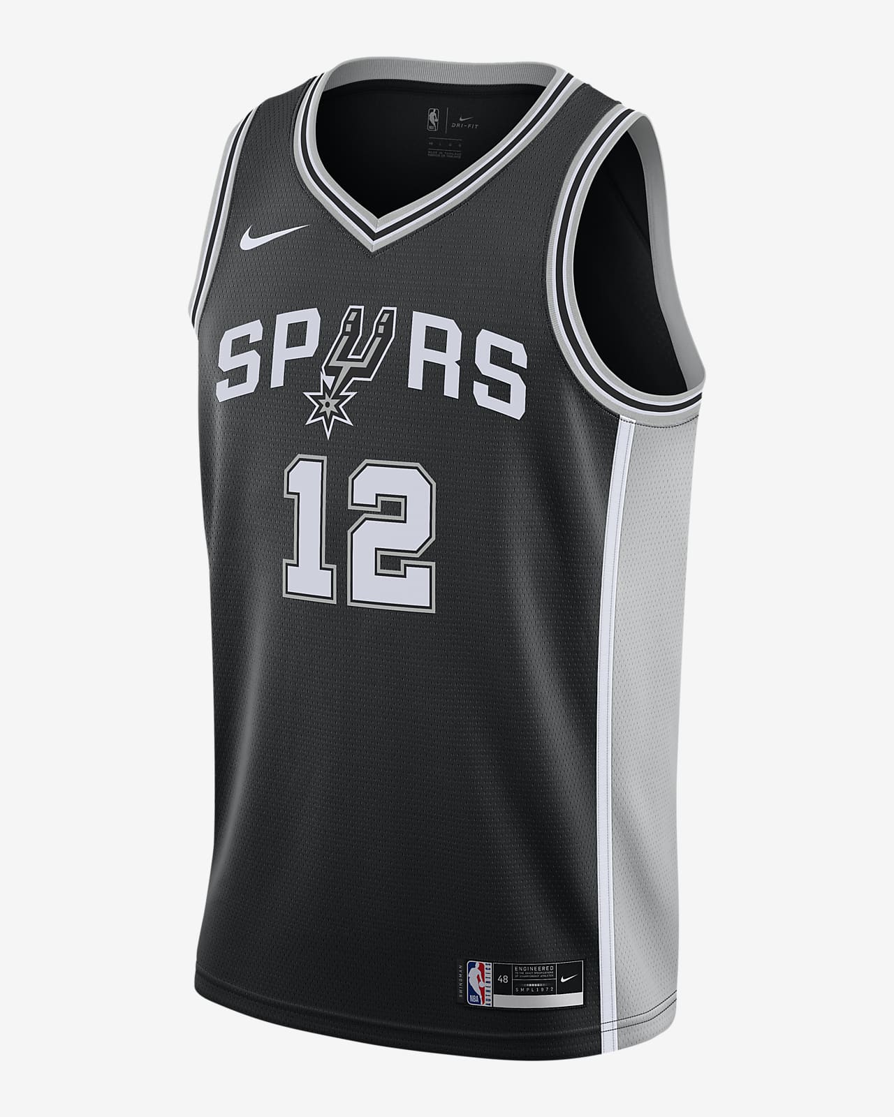 Camiseta Nike NBA Swingman LaMarcus Aldridge Spurs Icon Edition 2020. Nike .com