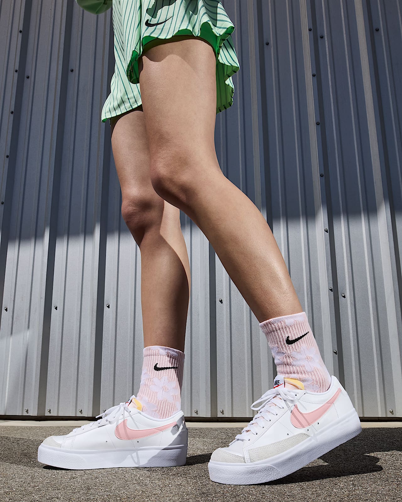nike blazer platform high top