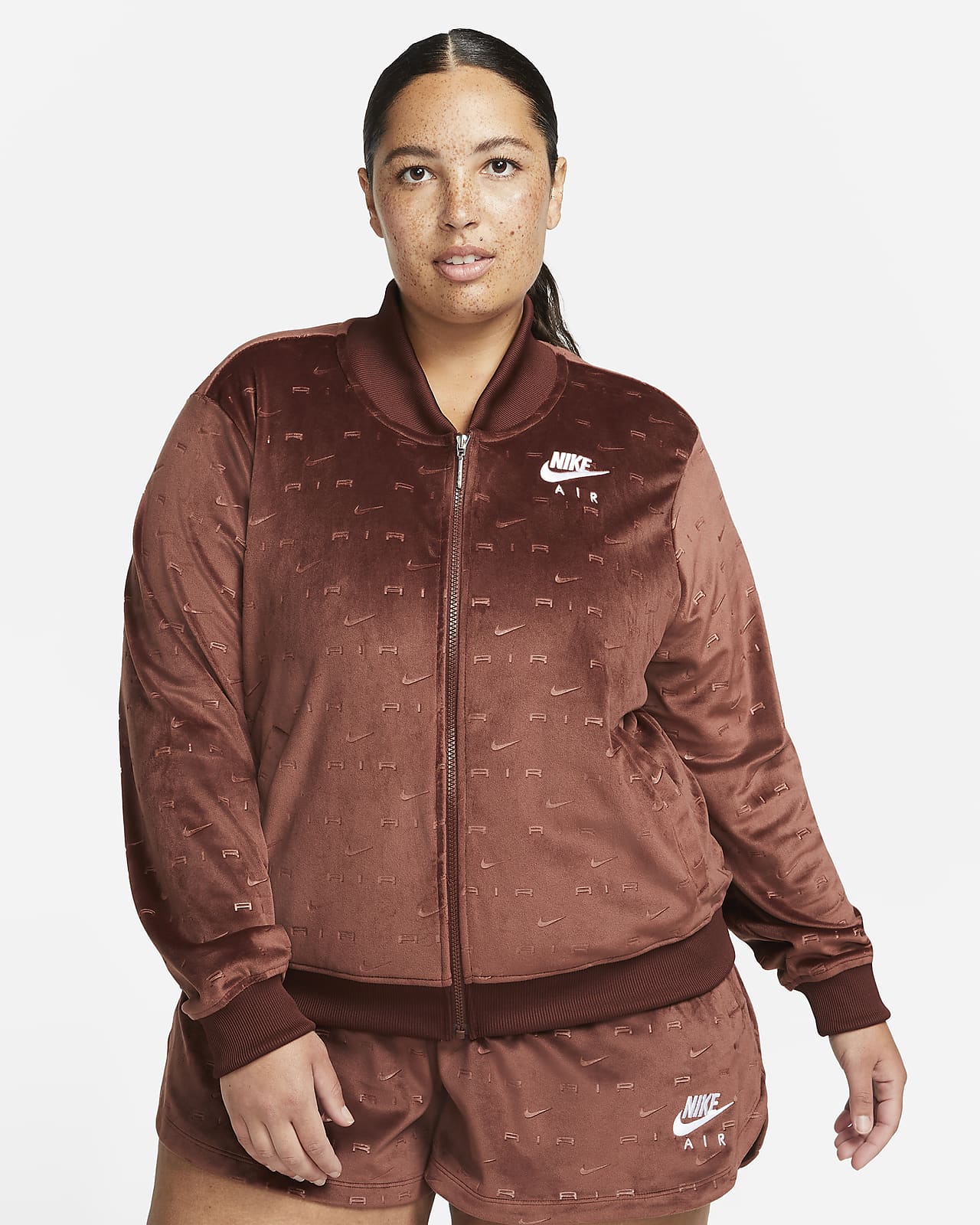 Tijdens ~ aangrenzend Tablet Nike Air Velour Women's Jacket (Plus Size). Nike.com
