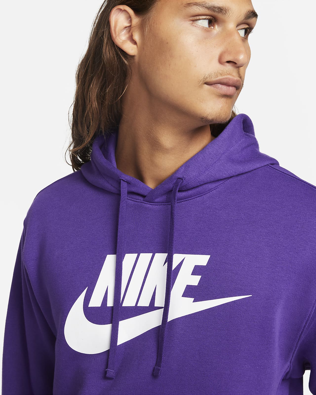 Real Reembolso altavoz Sudadera con gorro sin cierre con estampado para hombre Nike Sportswear  Club Fleece. Nike.com