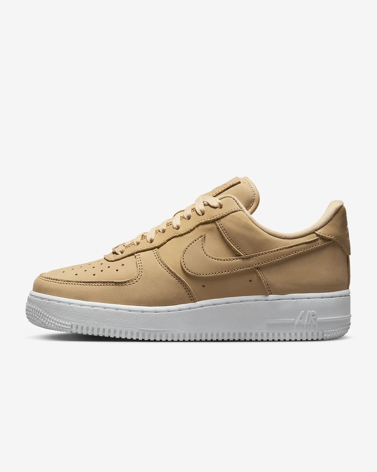 beige nike air force ones