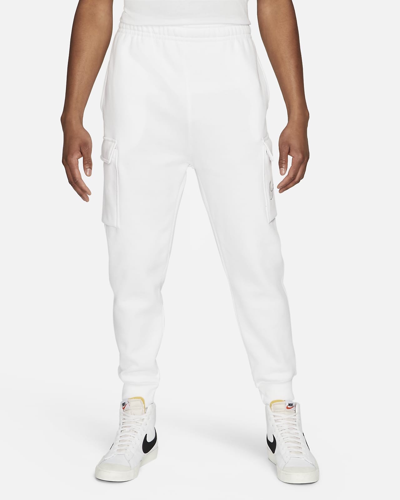 nike fleece cargo pants