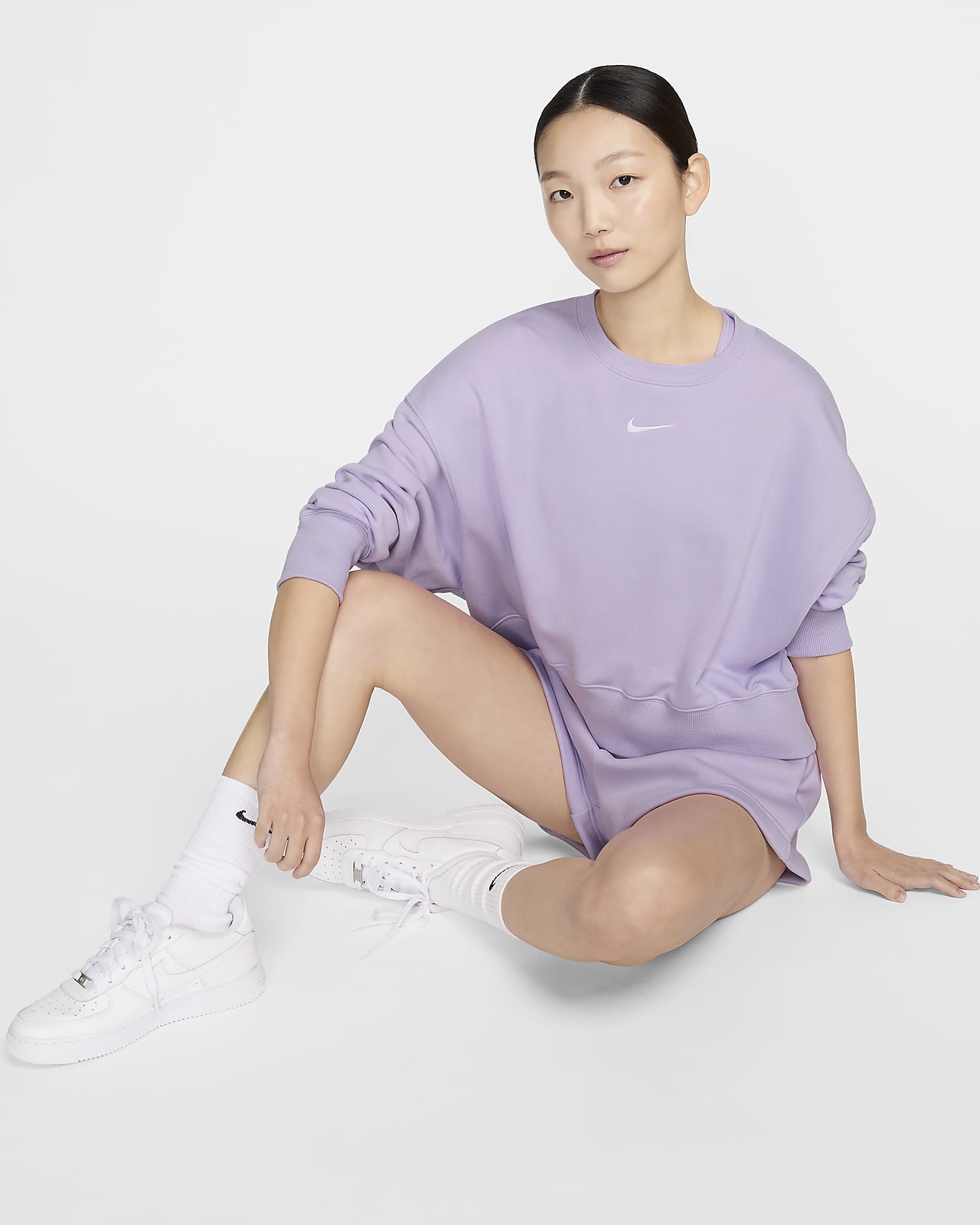 Nike Sportswear Phoenix Fleece Women's Over-Oversized Crew-Neck French  Terry Sweatshirt
