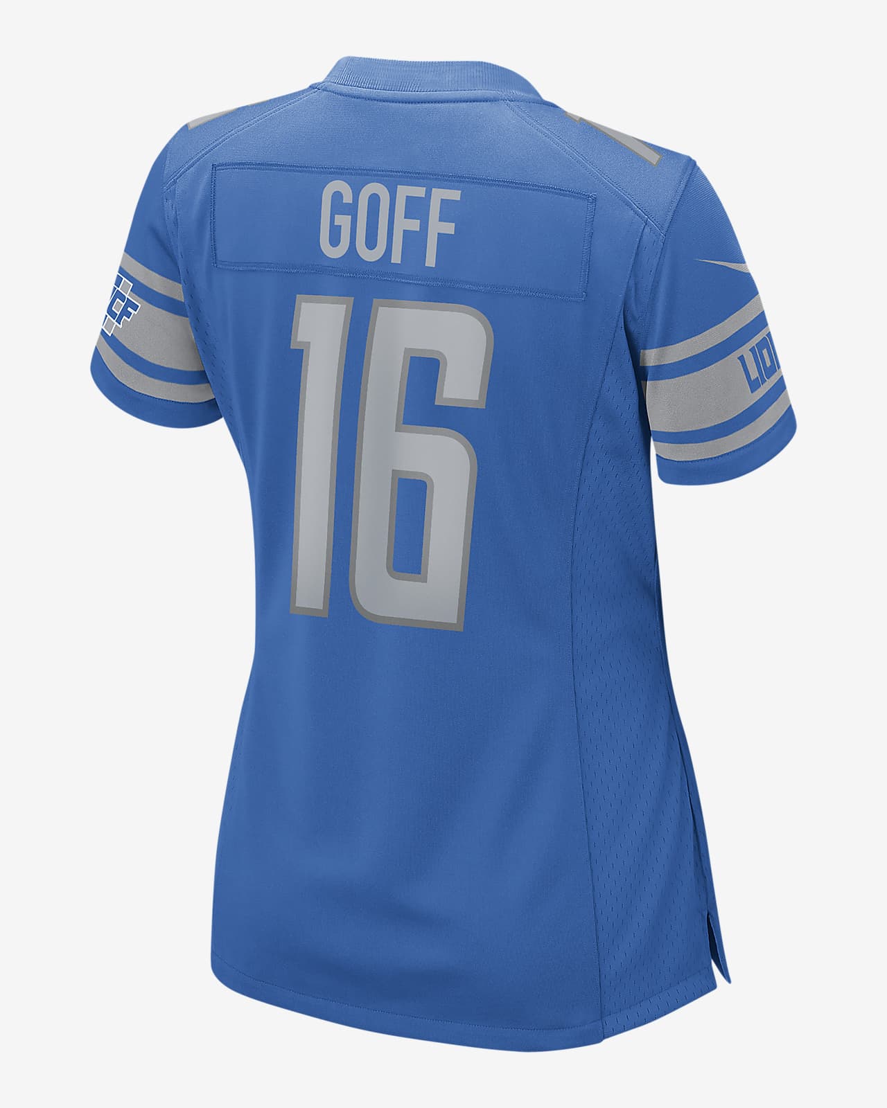 NFL Detroit Lions (Jared Goff) Women's Game Football Jersey