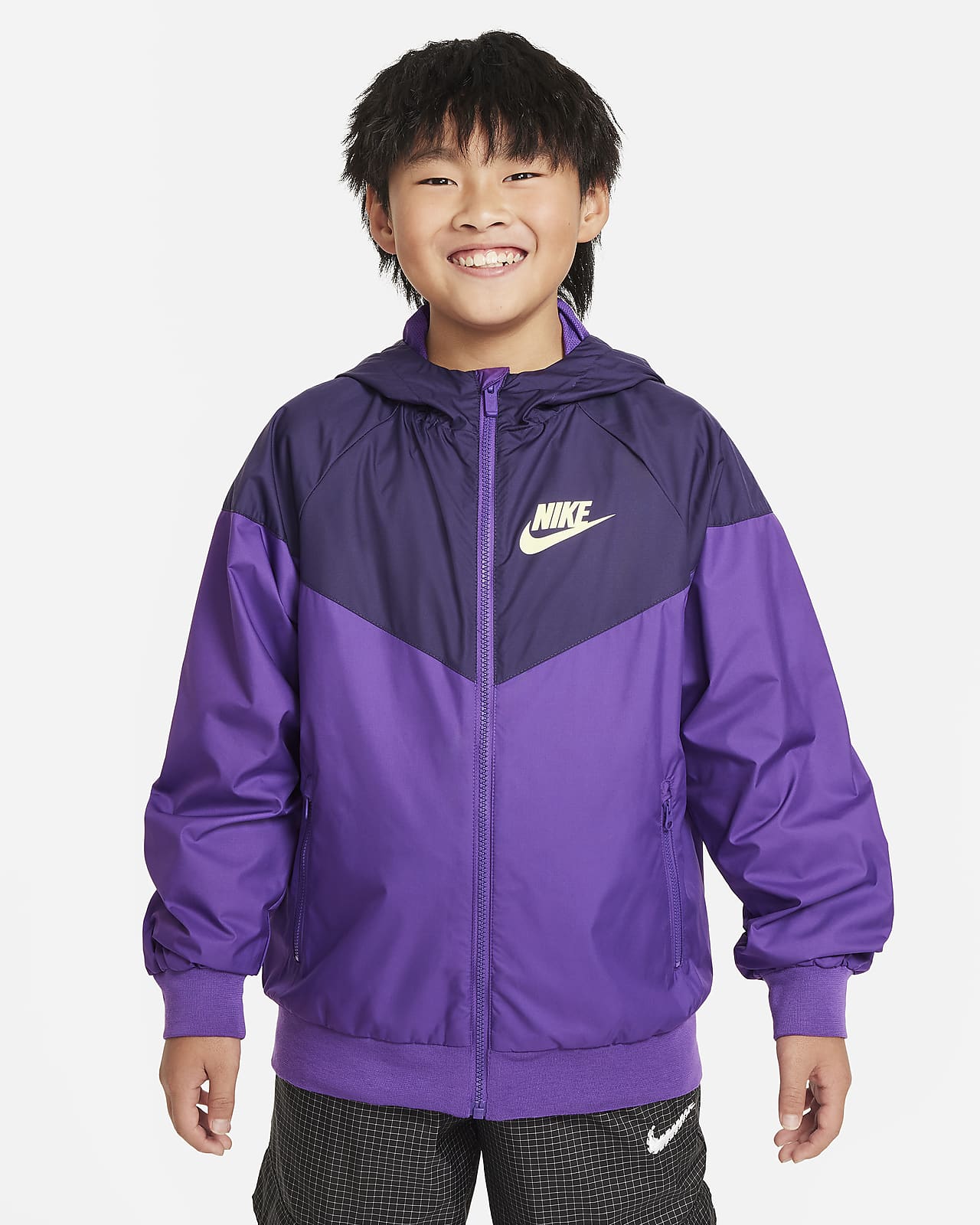 Nike Sportswear Windrunner Big Kids' Loose Hip-Length Hooded Nike.com