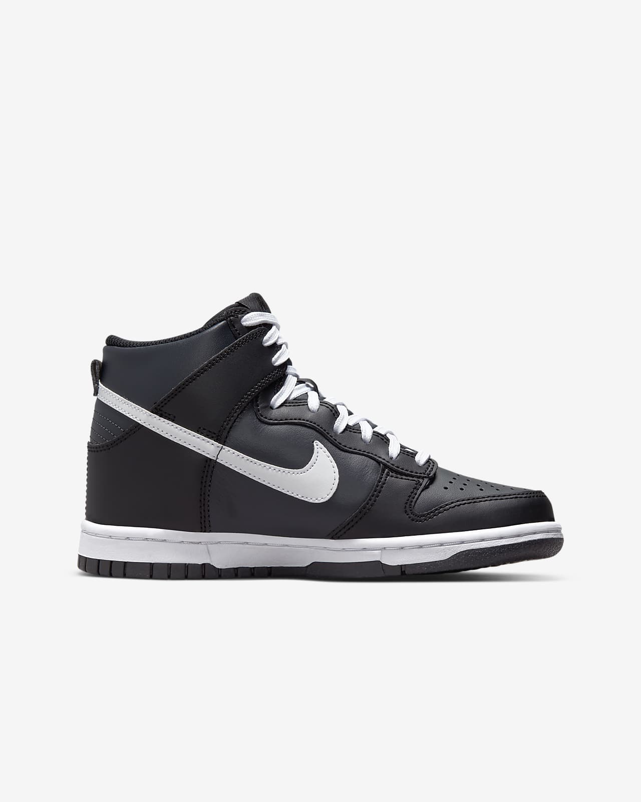 dunk high retro black white