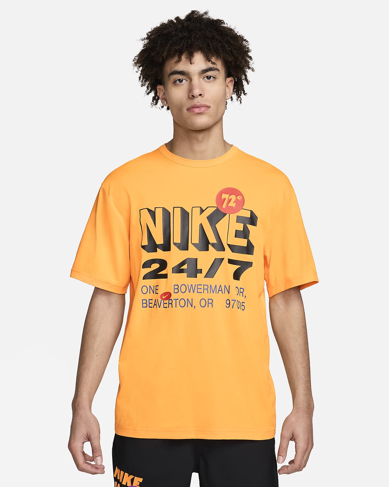 Pánské fitness tričko Nike Hyverse Dri-FIT UV s krátkým rukávem