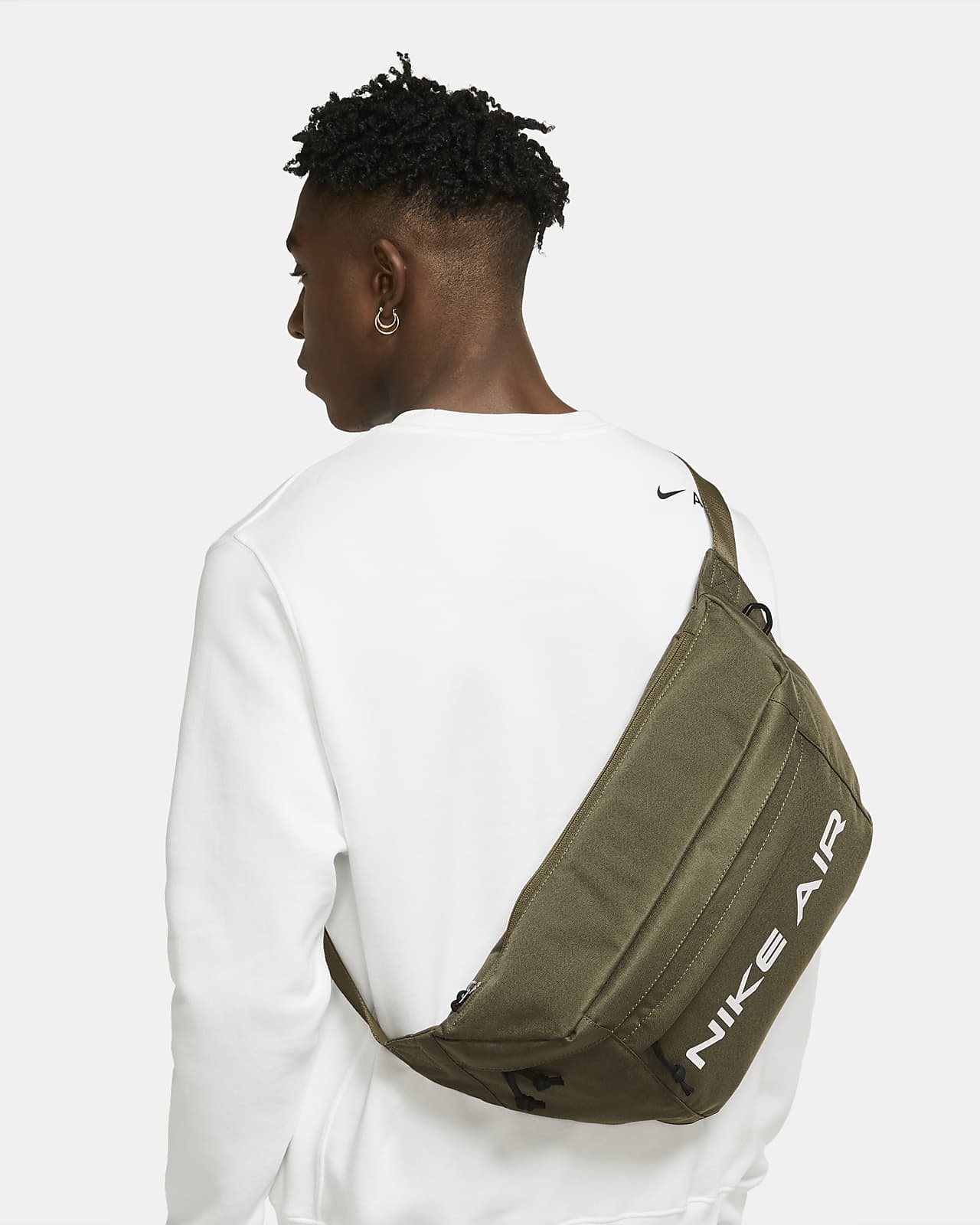 nike sportswear tech printed hip pack