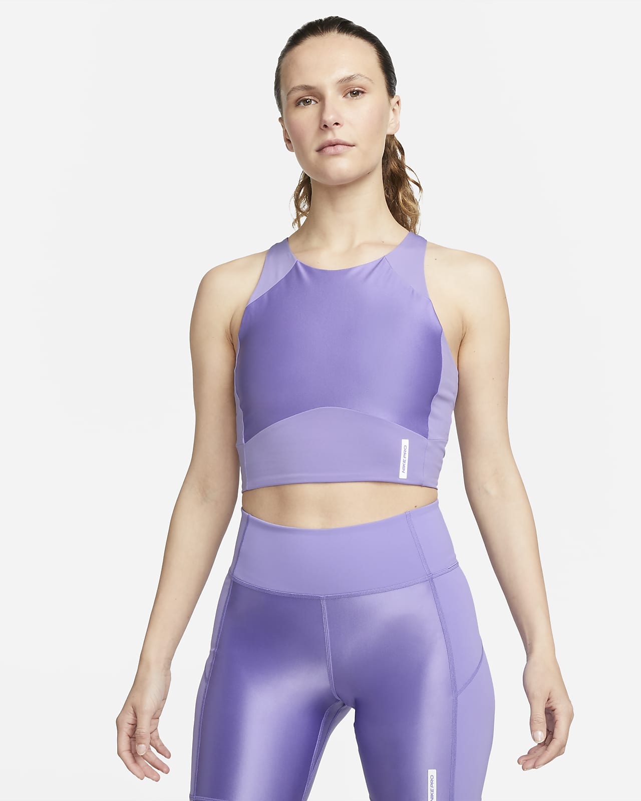 New Nike Women's Infinite Running Slim Fit Tank Top White Size