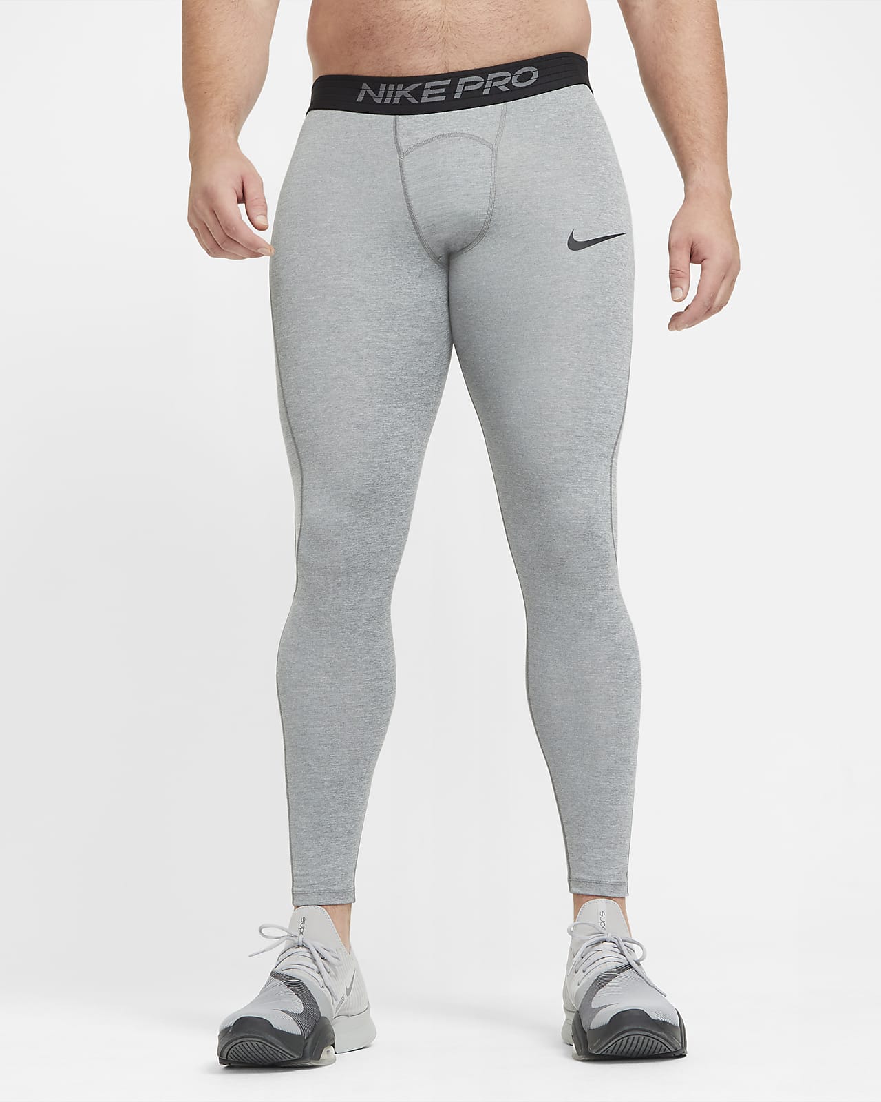 nike grey pro leggings