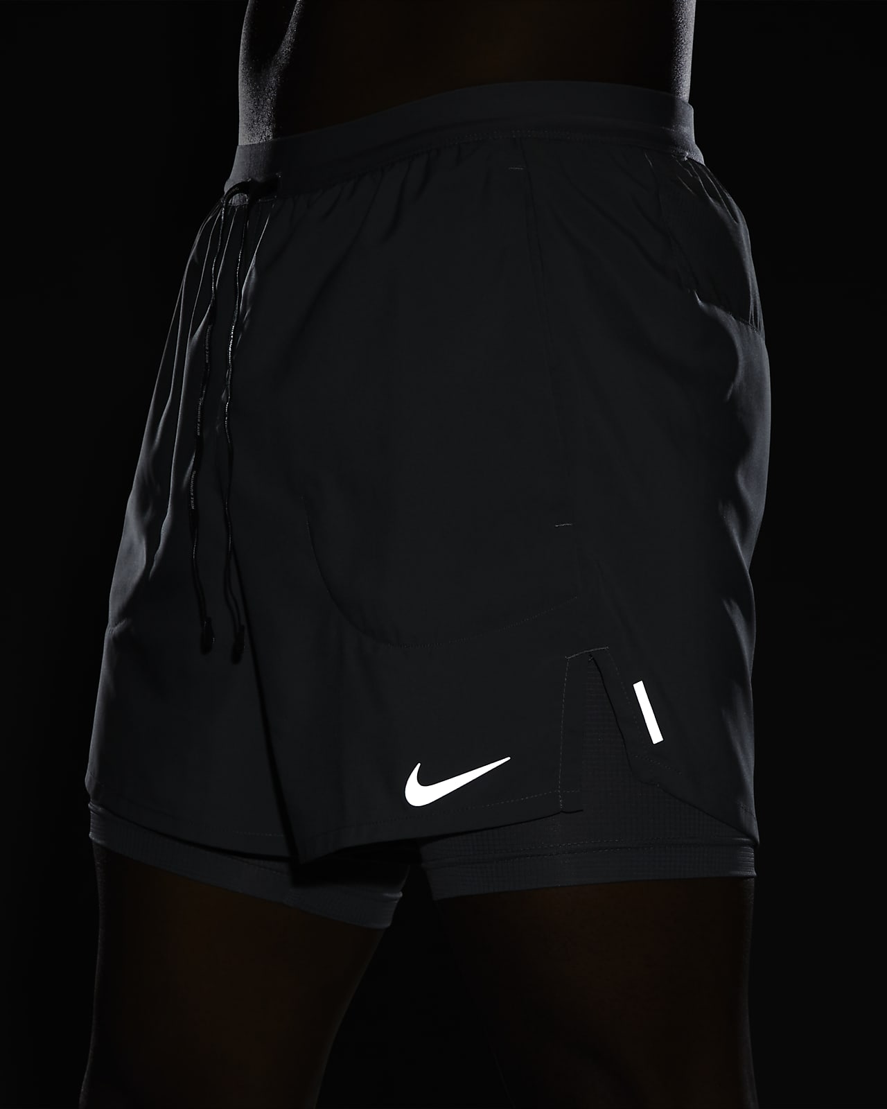 Nike Running Shorts, Pro Flex, 2 in 1