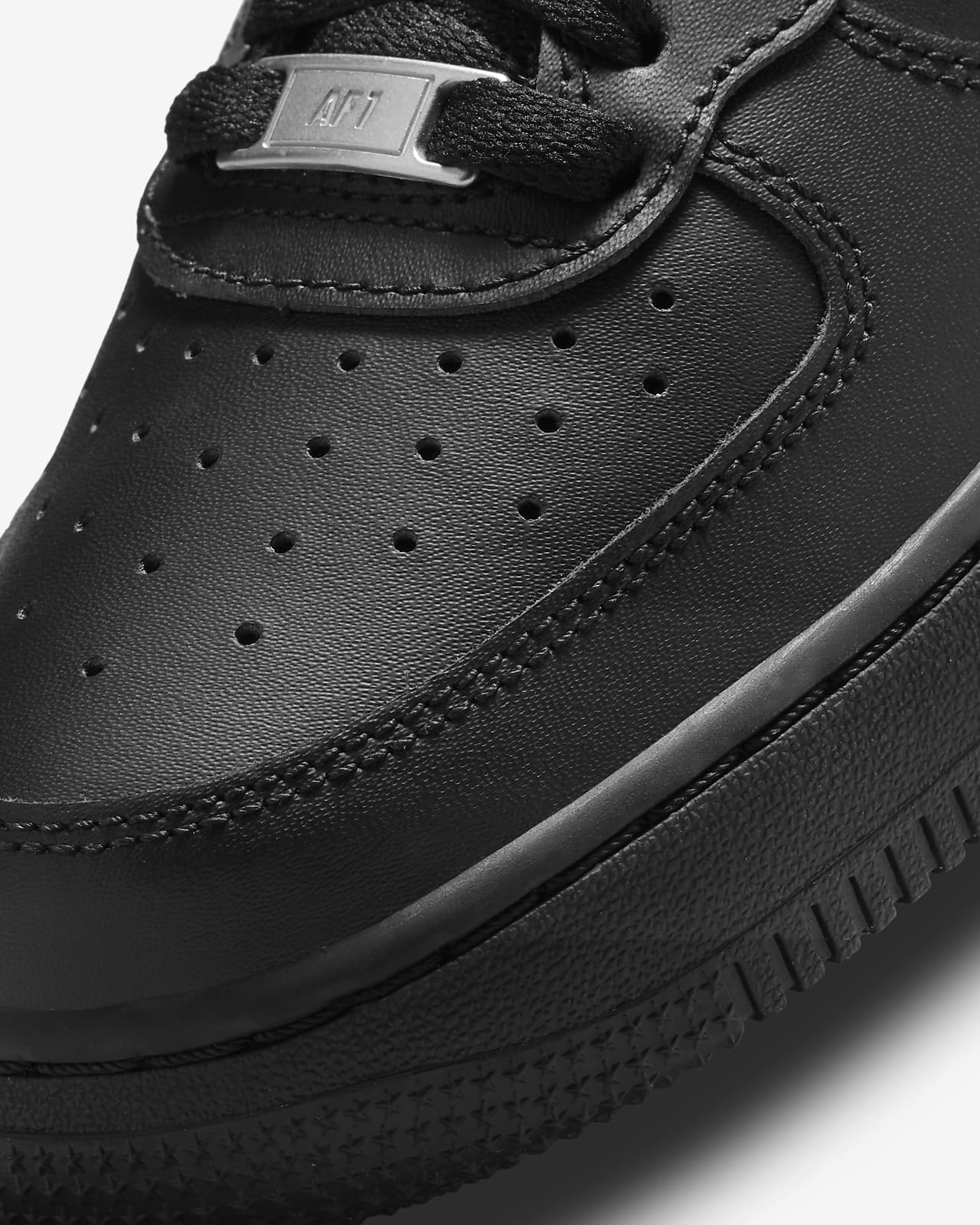 all black air force ones mid
