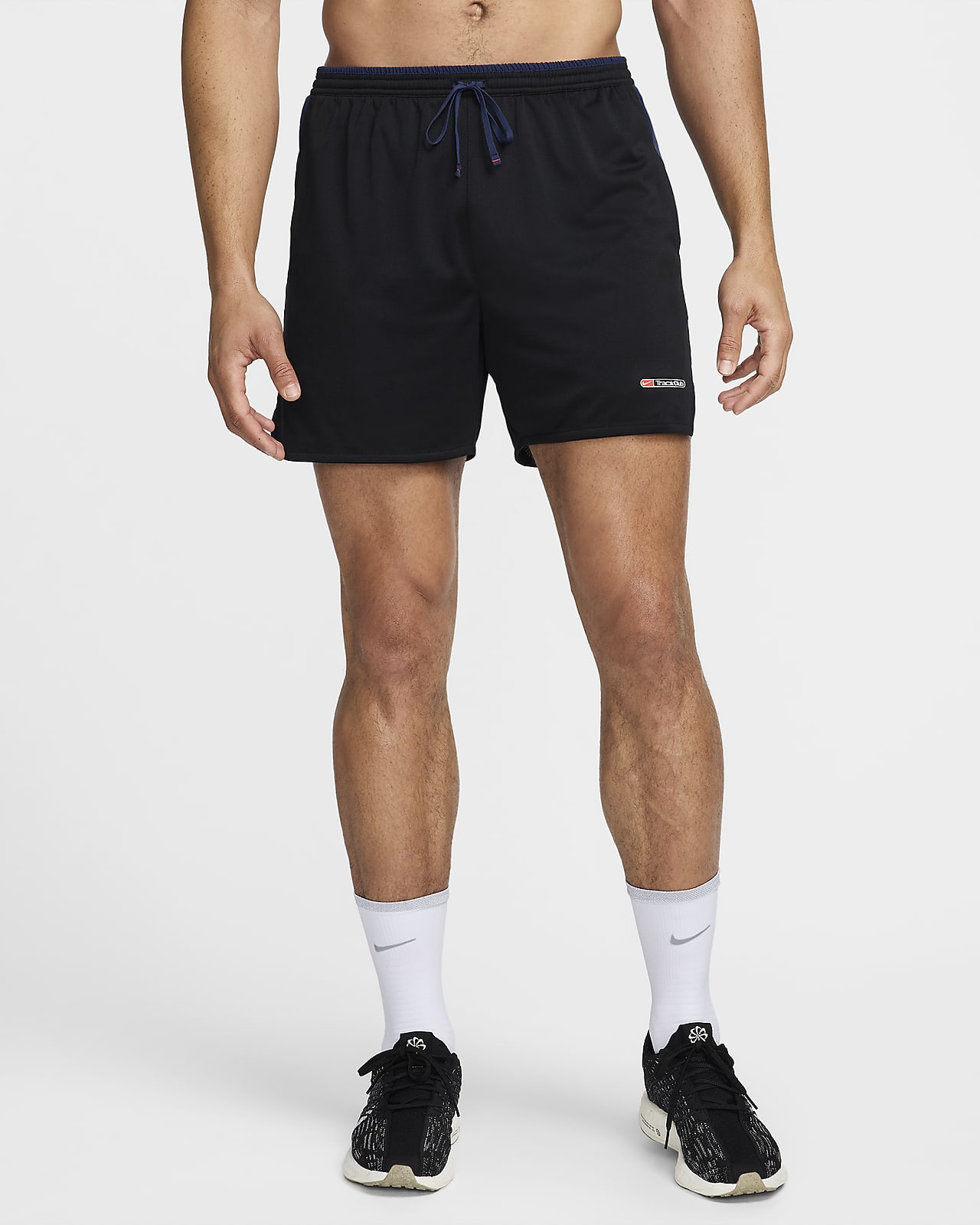 Calções de running forrados com slips de 13 cm Dri-FIT Nike Track Club para homem