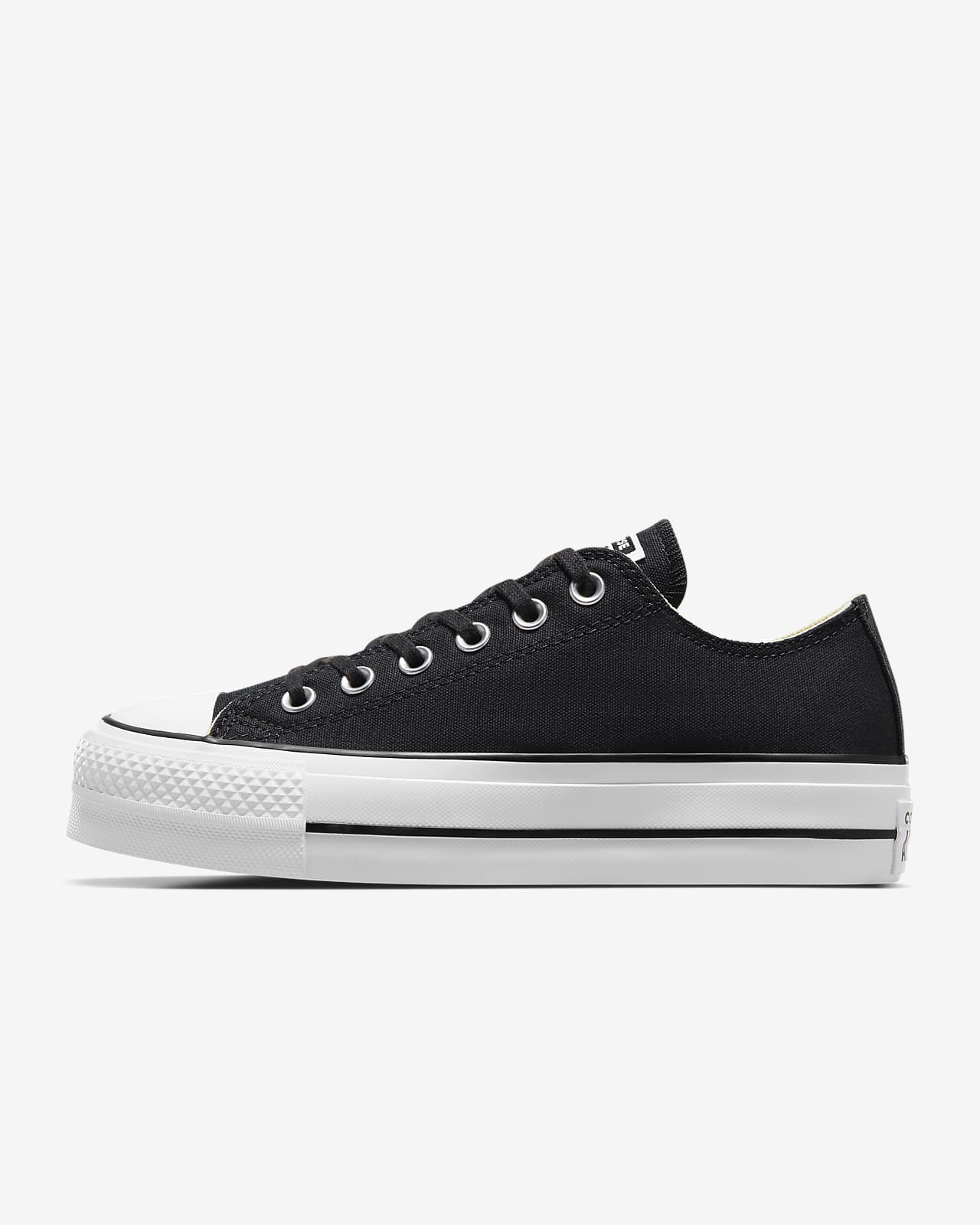 TÊNIS CONVERSE CHUCK TAYLOR ALL STAR LIFT PRETO BRANCO FEMININO