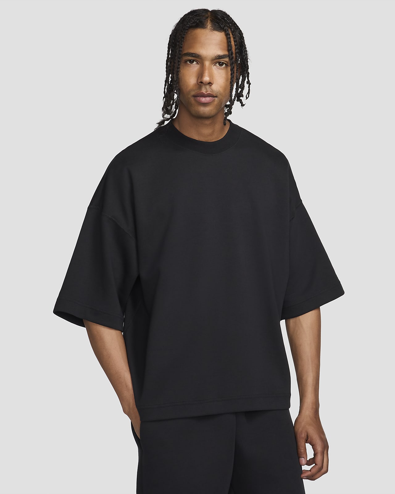 Nike Tech Men's Short-Sleeve Fleece Top