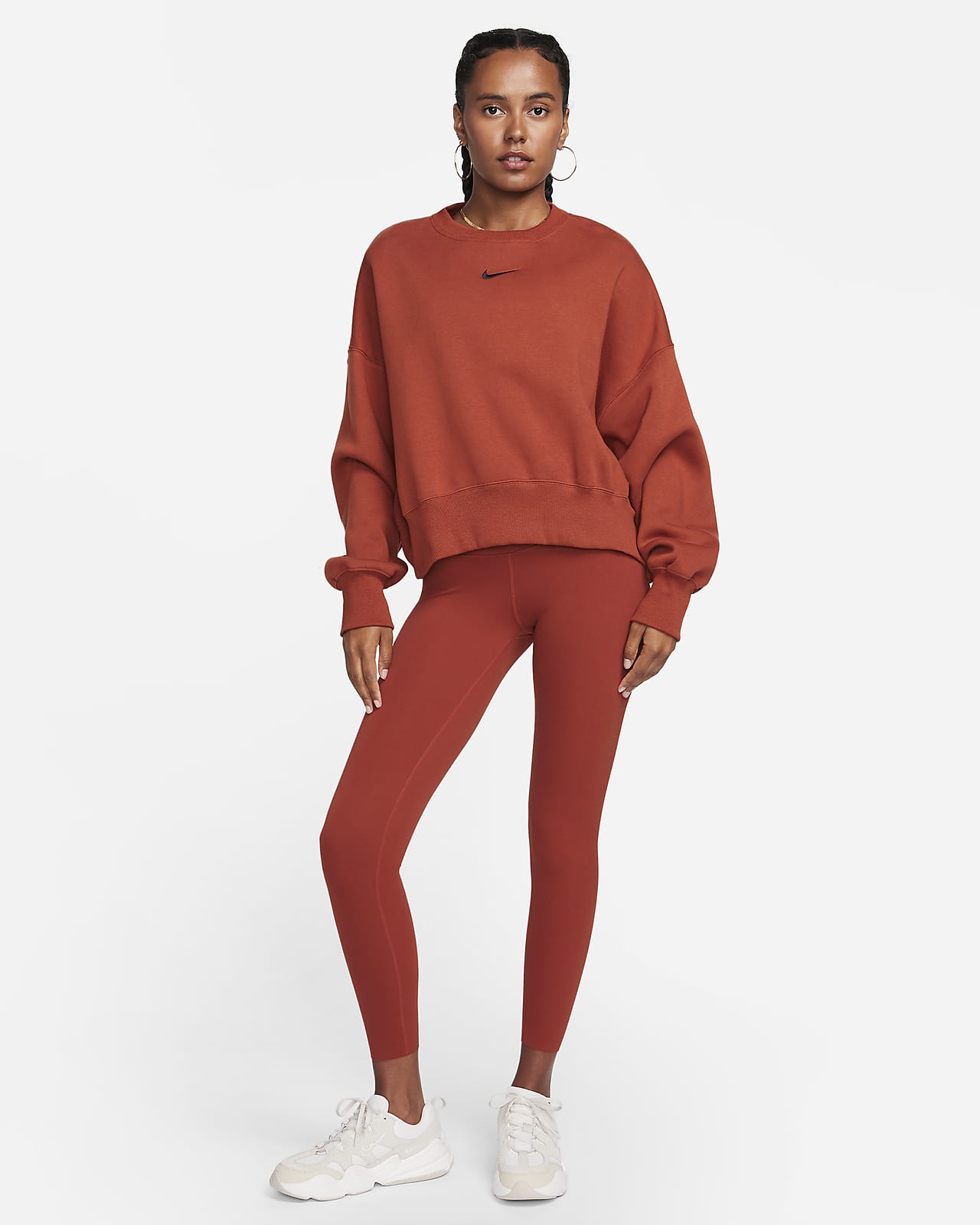 thecubanalee nike sportswear phoenix fleece women's oversized crewneck sweatshirt