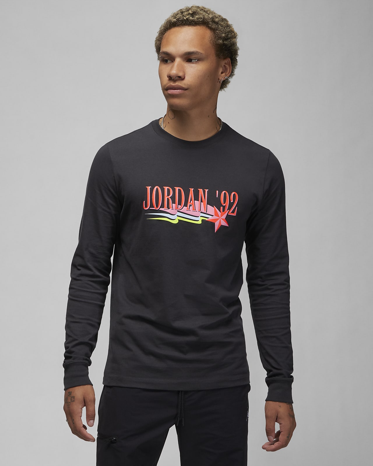legaal vredig Afstudeeralbum Jordan Brand T-shirt met lange mouwen voor heren. Nike NL