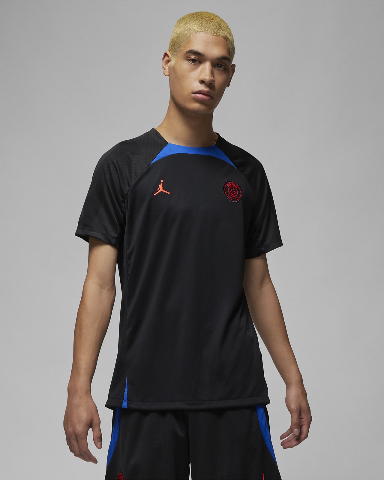 Paris Saint-Germain Strike Uit Jordan voetbaltop met Dri-FIT en korte  mouwen voor heren. Nike NL