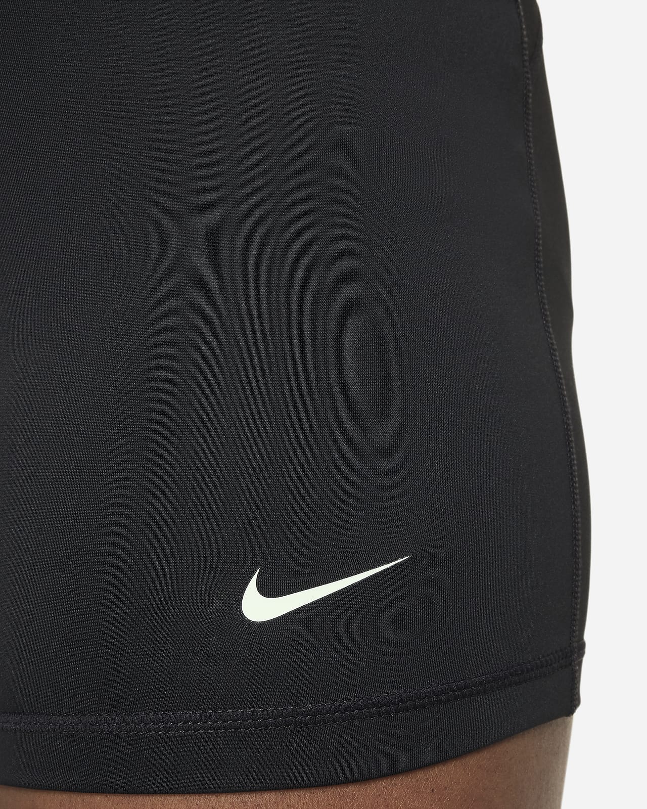 Spodenki dziewczęce Nike Kids Pro Dri-Fit Shorts - fir/barely volt