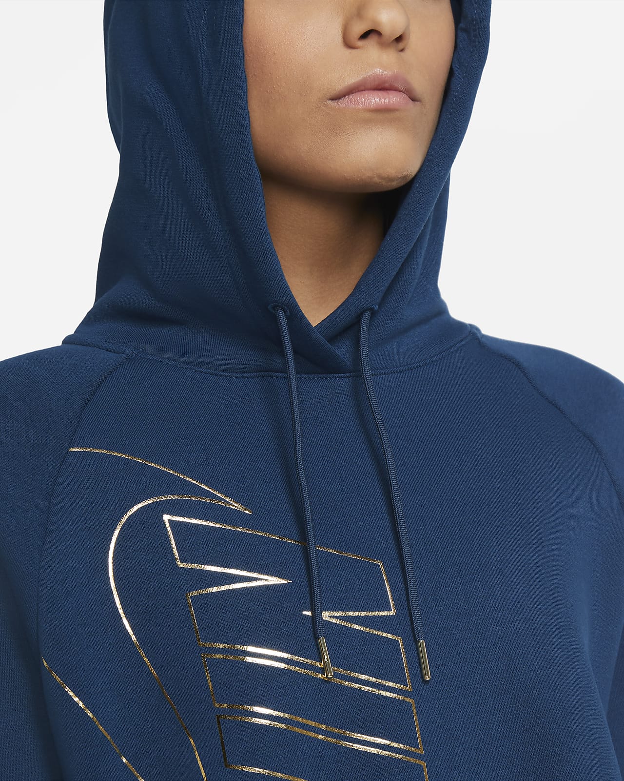 blue and gold nike hoodie