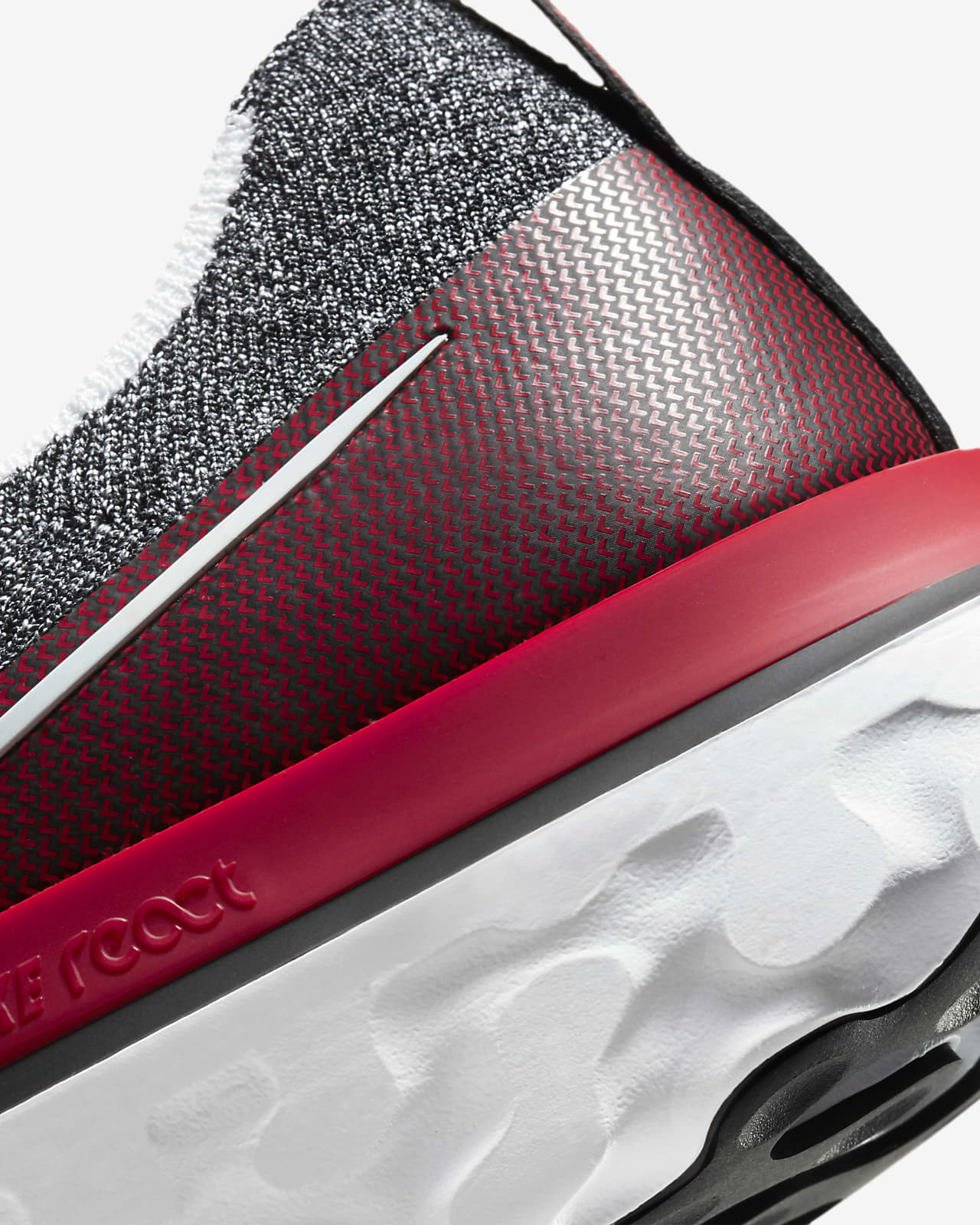nike react infinity run flyknit womens red