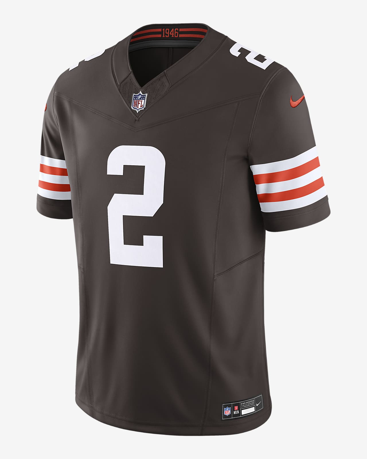 Men's Nike Myles Garrett Brown Cleveland Browns Vapor F.U.S.E. Limited Jersey Size: Medium