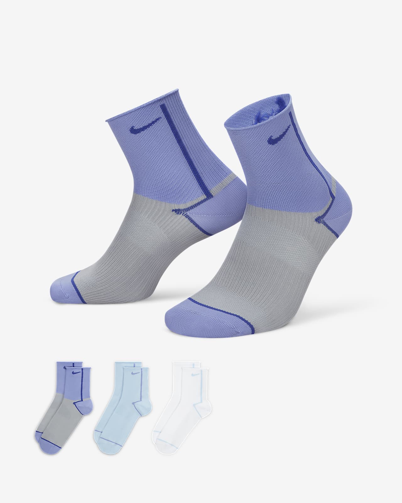 nike training ankle socks womens