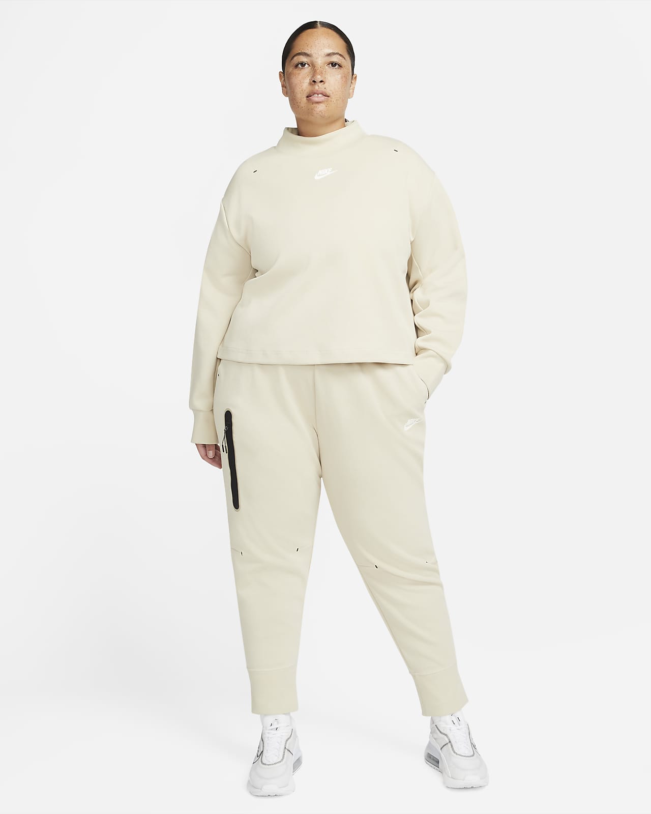 Prenda superior de cuello alto para mujer Nike Sportswear Tech Fleece  (talla grande). Nike.com